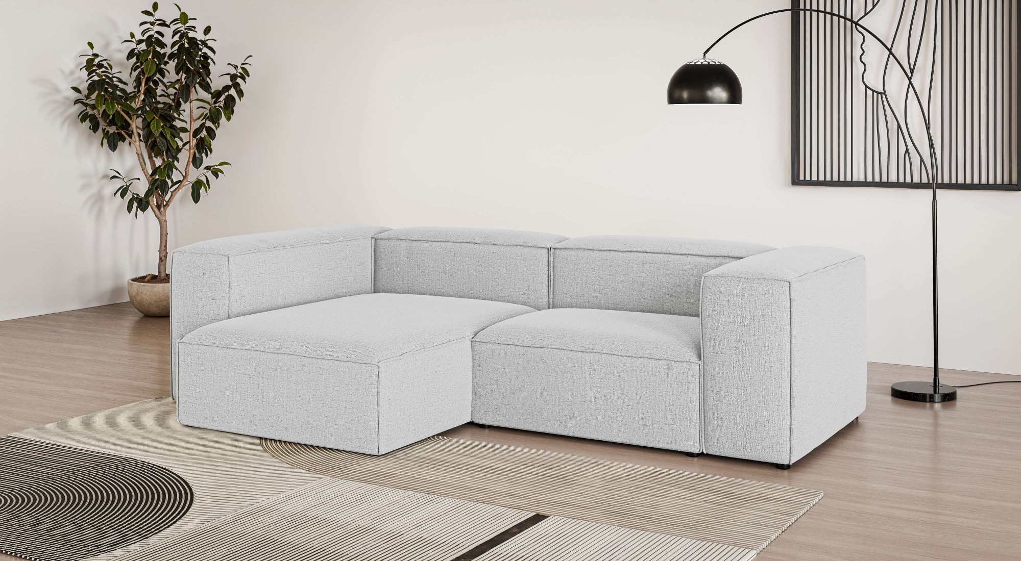 OTTO home Ecksofa "HAILY L-Form links/rechts, Modularsofa, Sitztiefe 70/130 cm" als Modul oder separat verwendbar, für individuelle Zusammenstellung