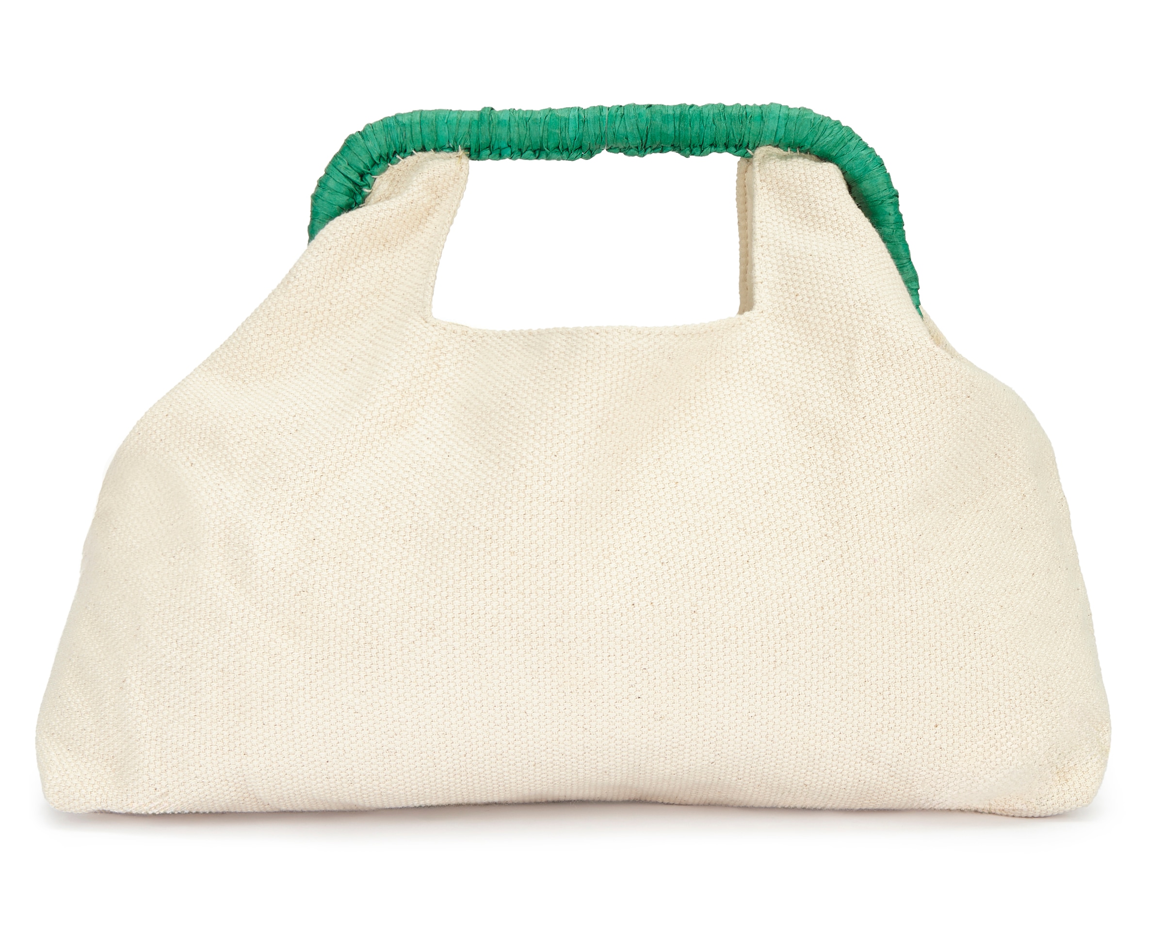 LSCN by LASCANA Handtasche Clutch, sommerliche Palmen-Stickerei