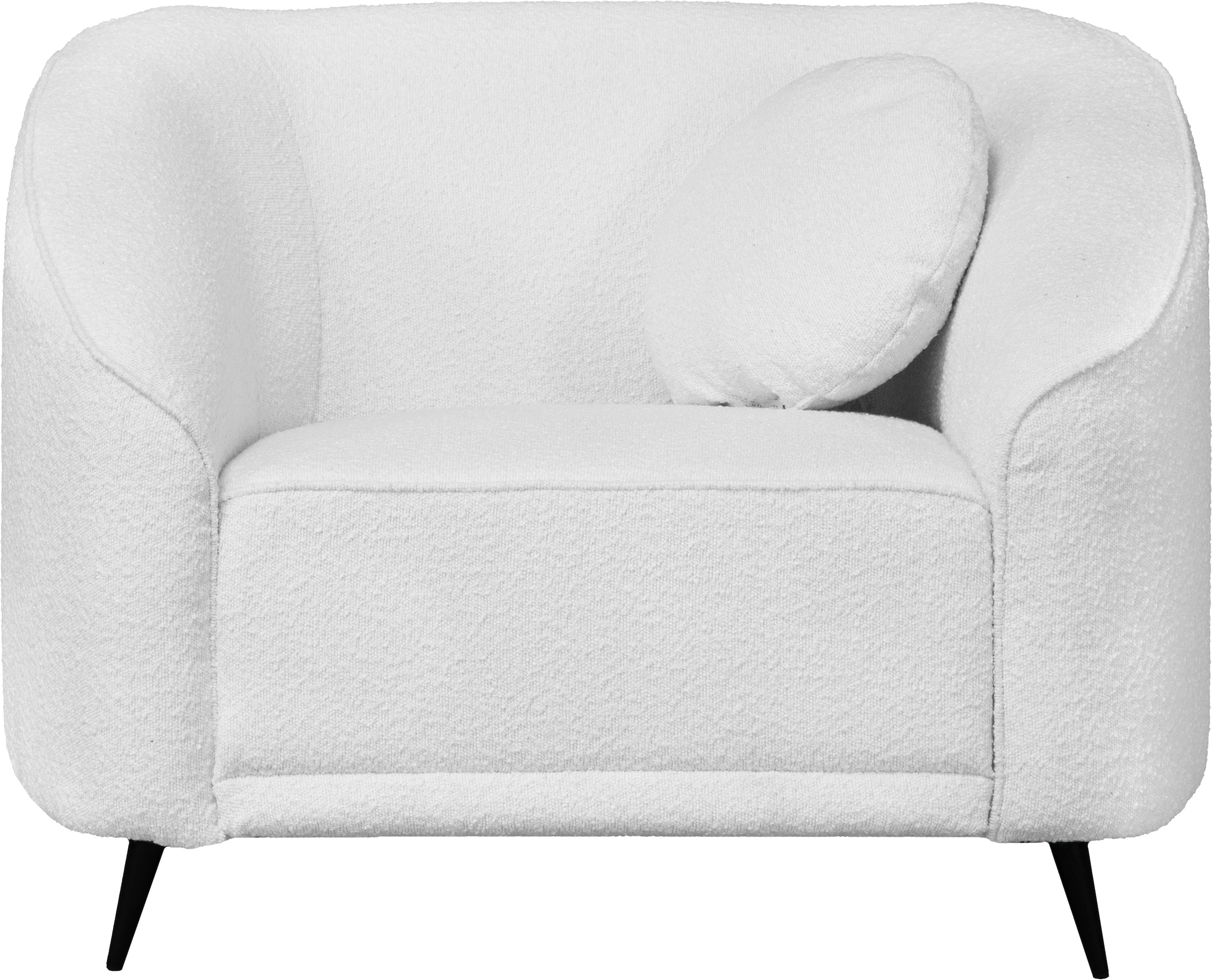 Home affaire Sessel "Ashly" in 3 Bezugsvarianten, Bouclé, Samtoptik und Str günstig online kaufen