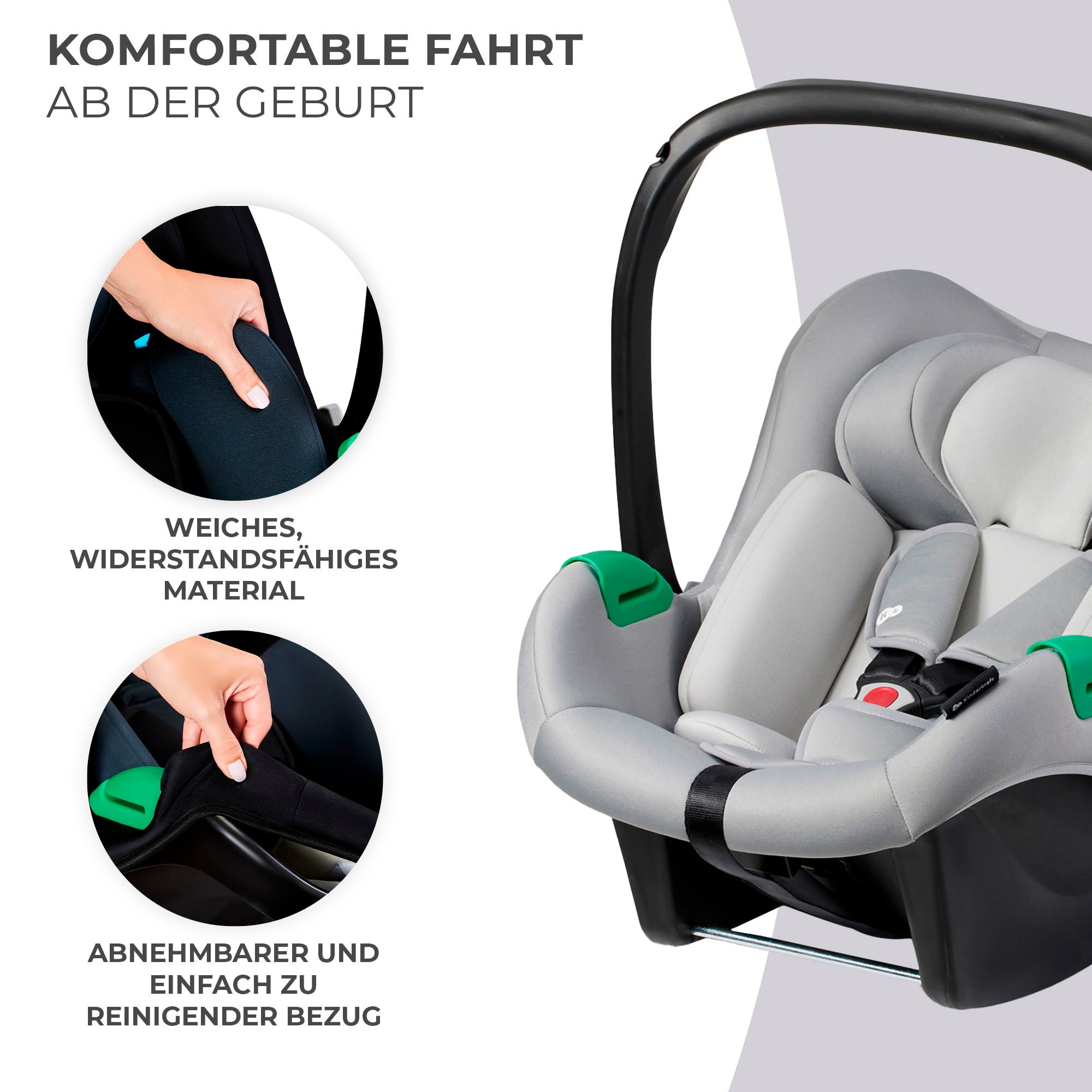 Kinderkraft Autokindersitz »MINK PRO i-Size + MINK FX Basis Set«