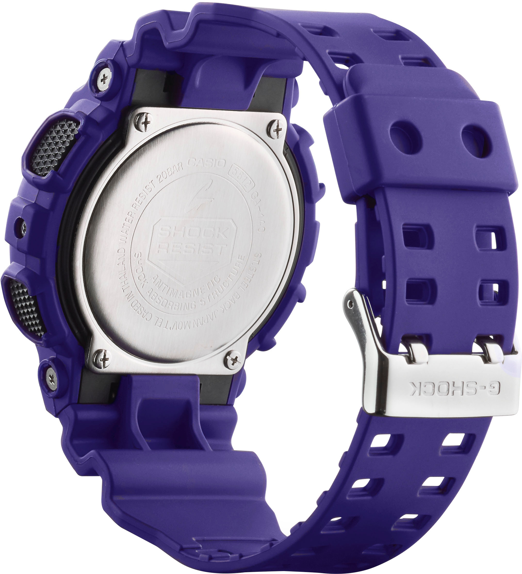 CASIO G-SHOCK Chronograph, Quarzuhr,Armbanduhr,Herrenuhr,digital, bis 20 bar wasserd.Resinarmband