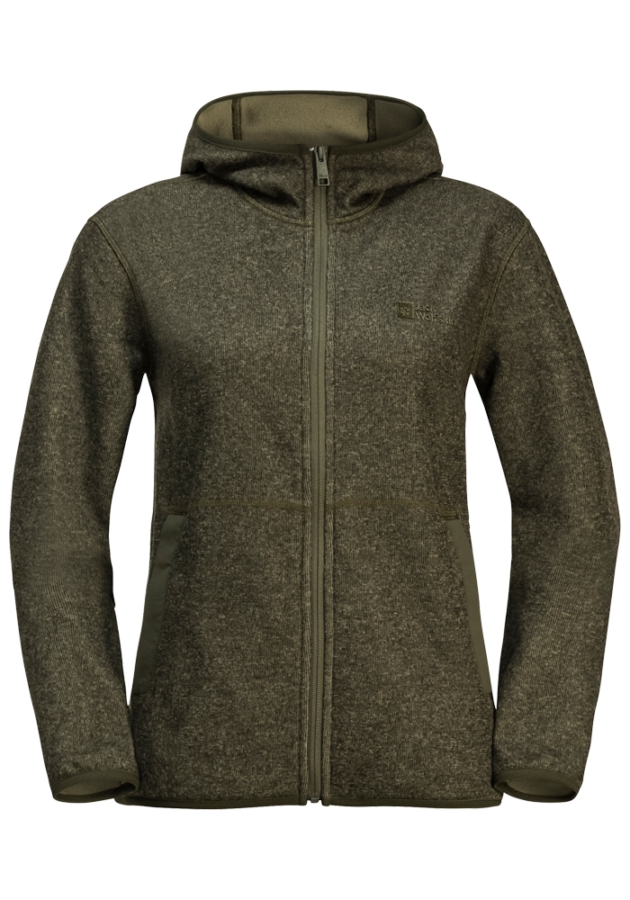Jack Wolfskin Fleecejacke »TANNENSPUR JKT W«, mit Kapuze