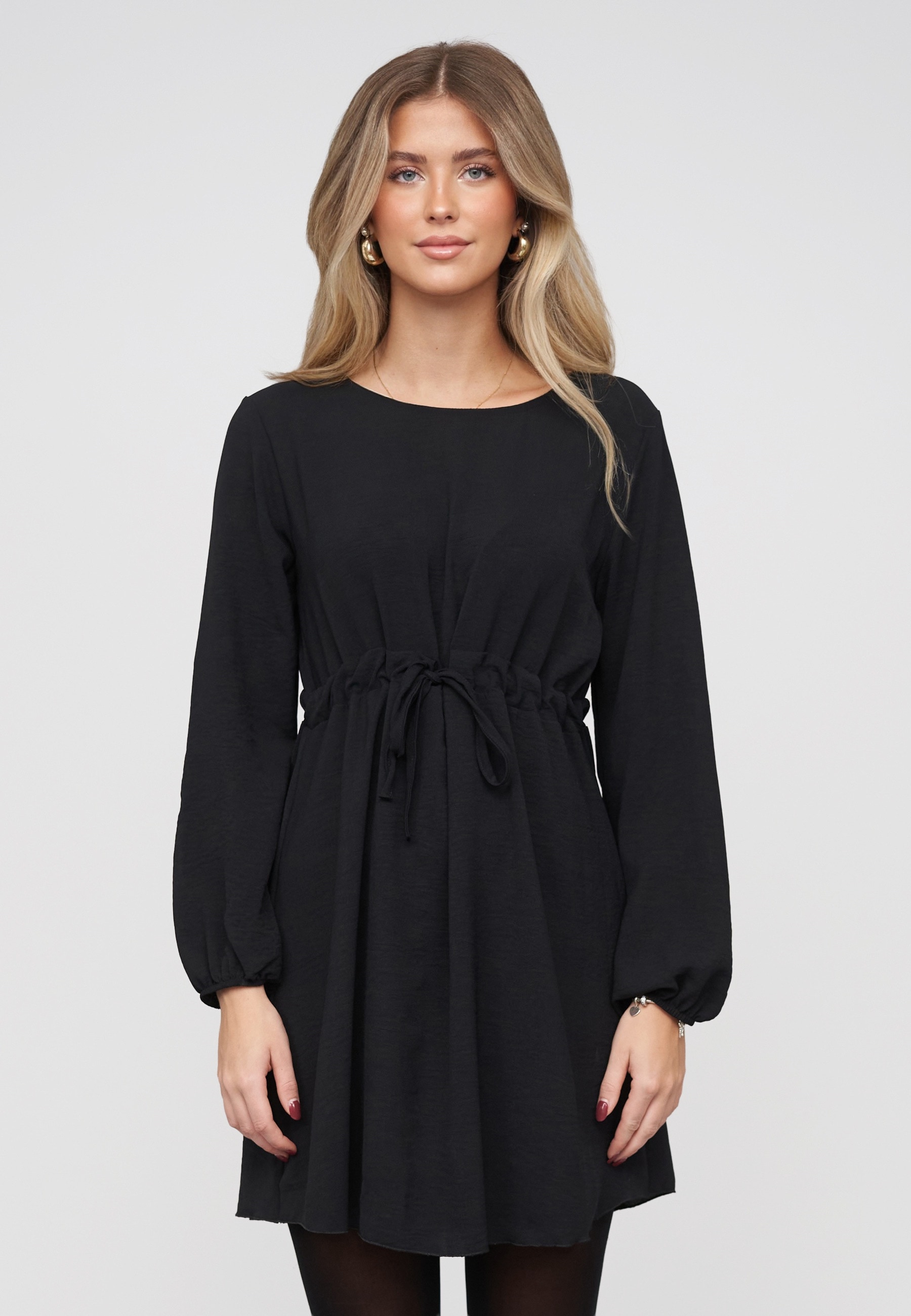 CLOUD 5IVE A-Linien-Kleid »CLOUD 5IVE Longsleeve Musselin Dress« 1 tlg.