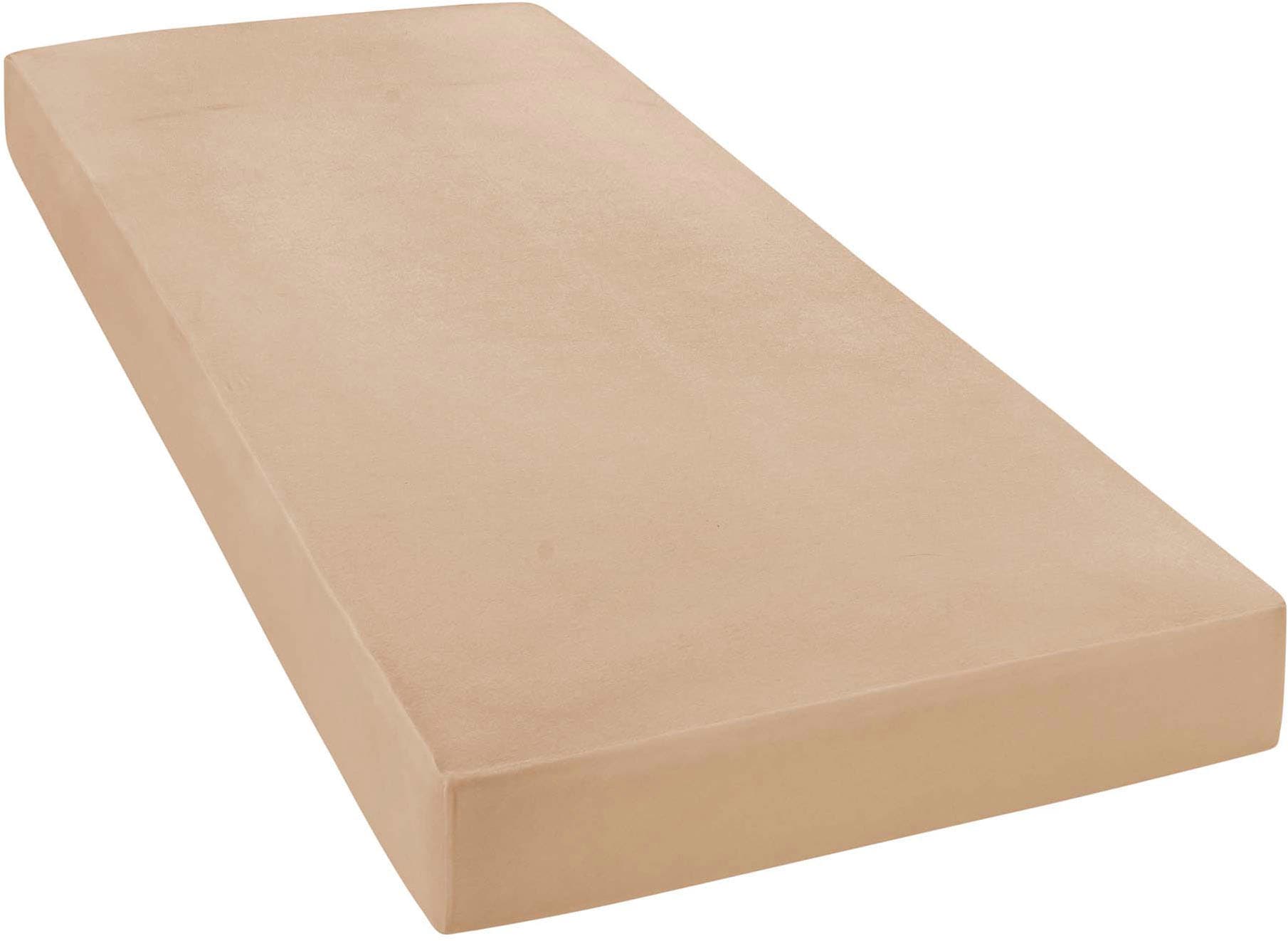 Janine Spannbettlaken "MAKO-FEINJERSEY 5007" aus 100% Baumwolle, für Matratzen bis 26 cm Höhe