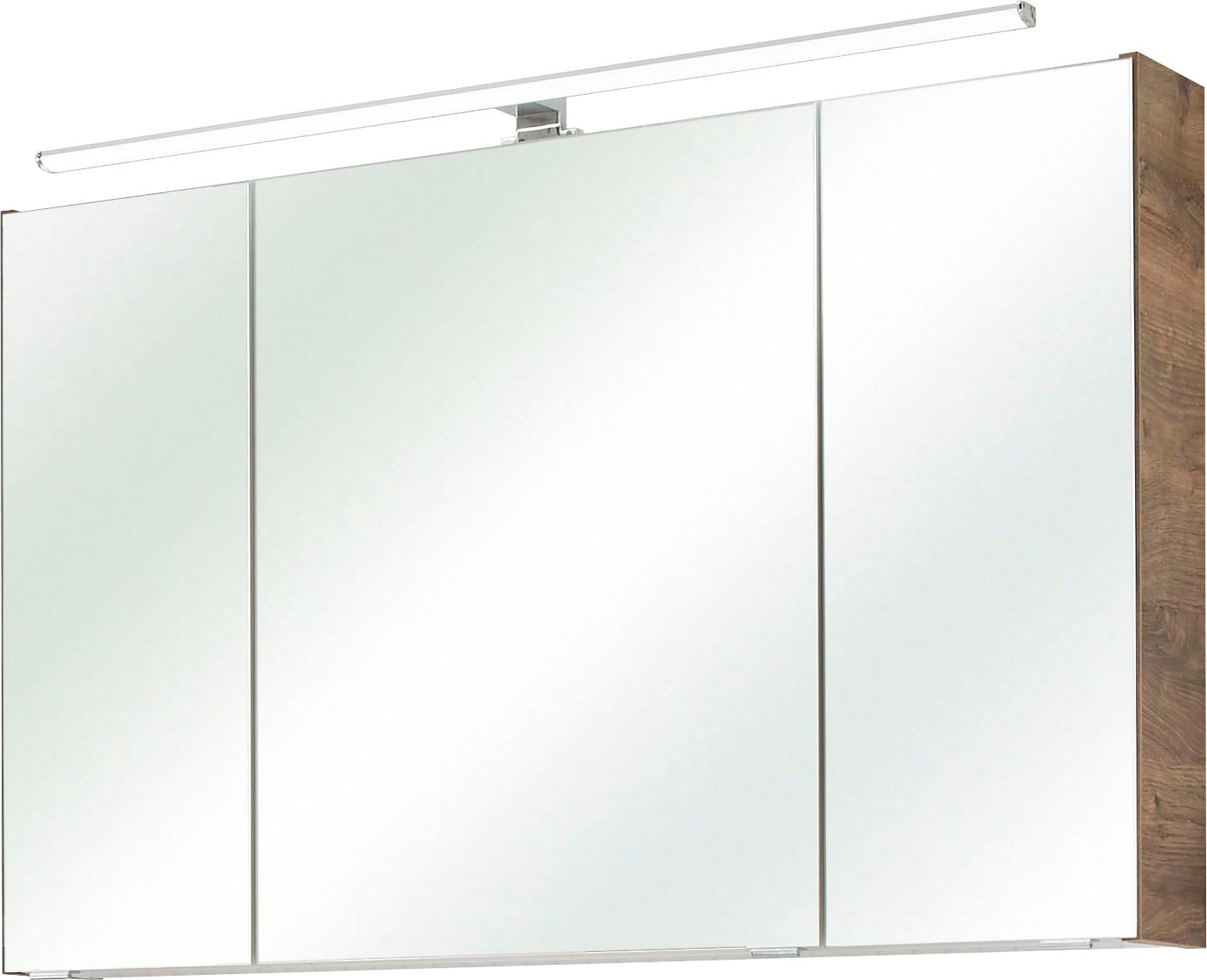 Spiegelschrank »Quickset Badschrank, 3 Spiegeltüren, 6 Einlegeböden, 105 cm breit«,...
