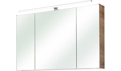 Spiegelschrank »Quickset Badschrank, 3 Spiegeltüren, 6 Einlegeböden, 105 cm breit«