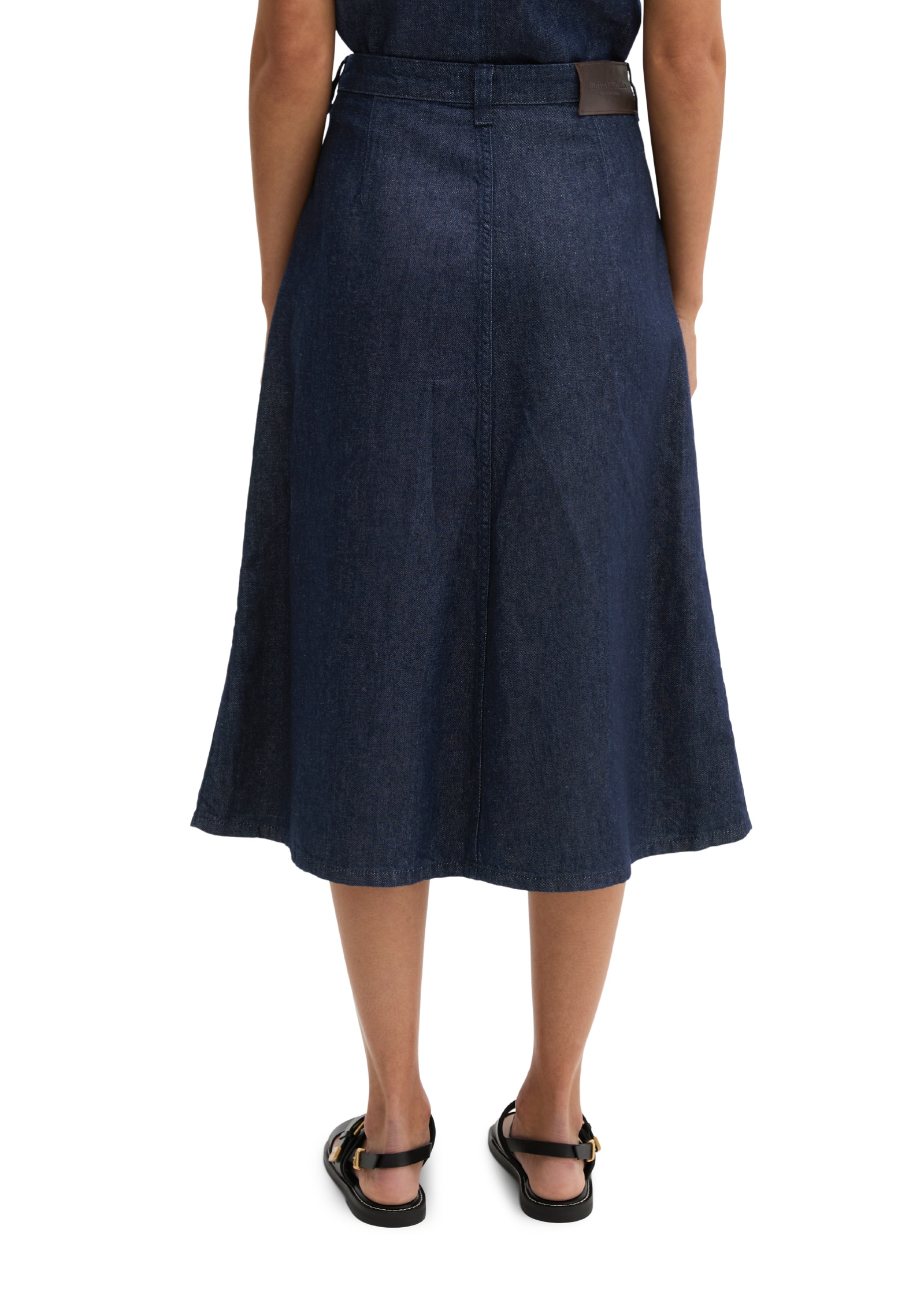 Marc O'Polo Jeansrock »aus Organic-Cotton-Leinen-Mix«
