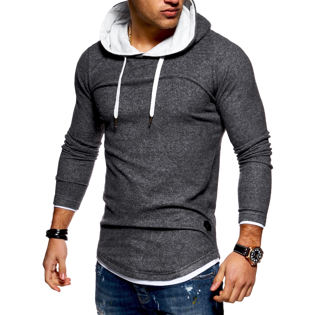 behype Kapuzensweatshirt »LAYER«