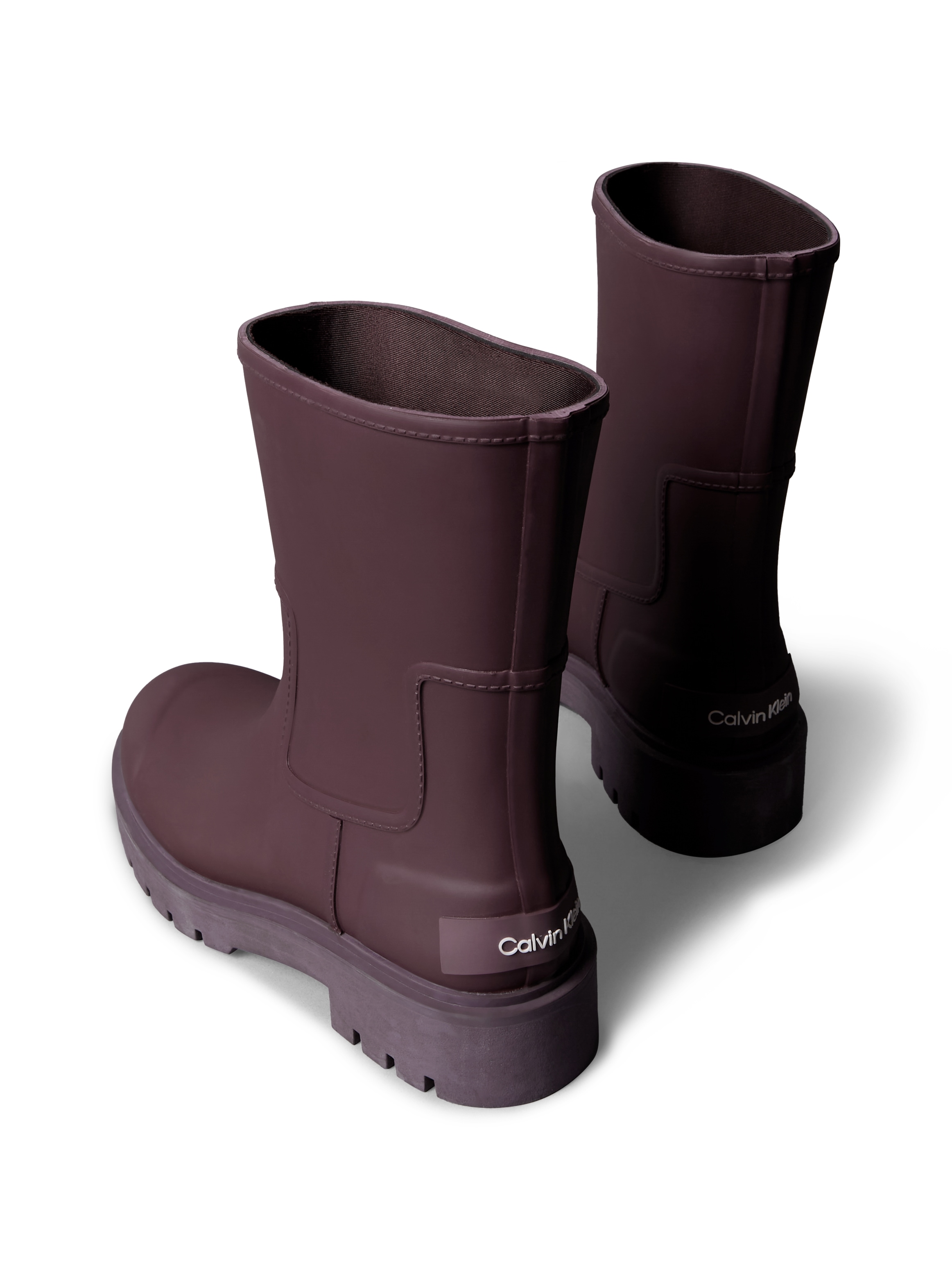 Calvin Klein Jeans Gummistiefelette »MID RAINBOOT RUBBER«  Rainboots, Stiefelette, mit Logoschriftzug