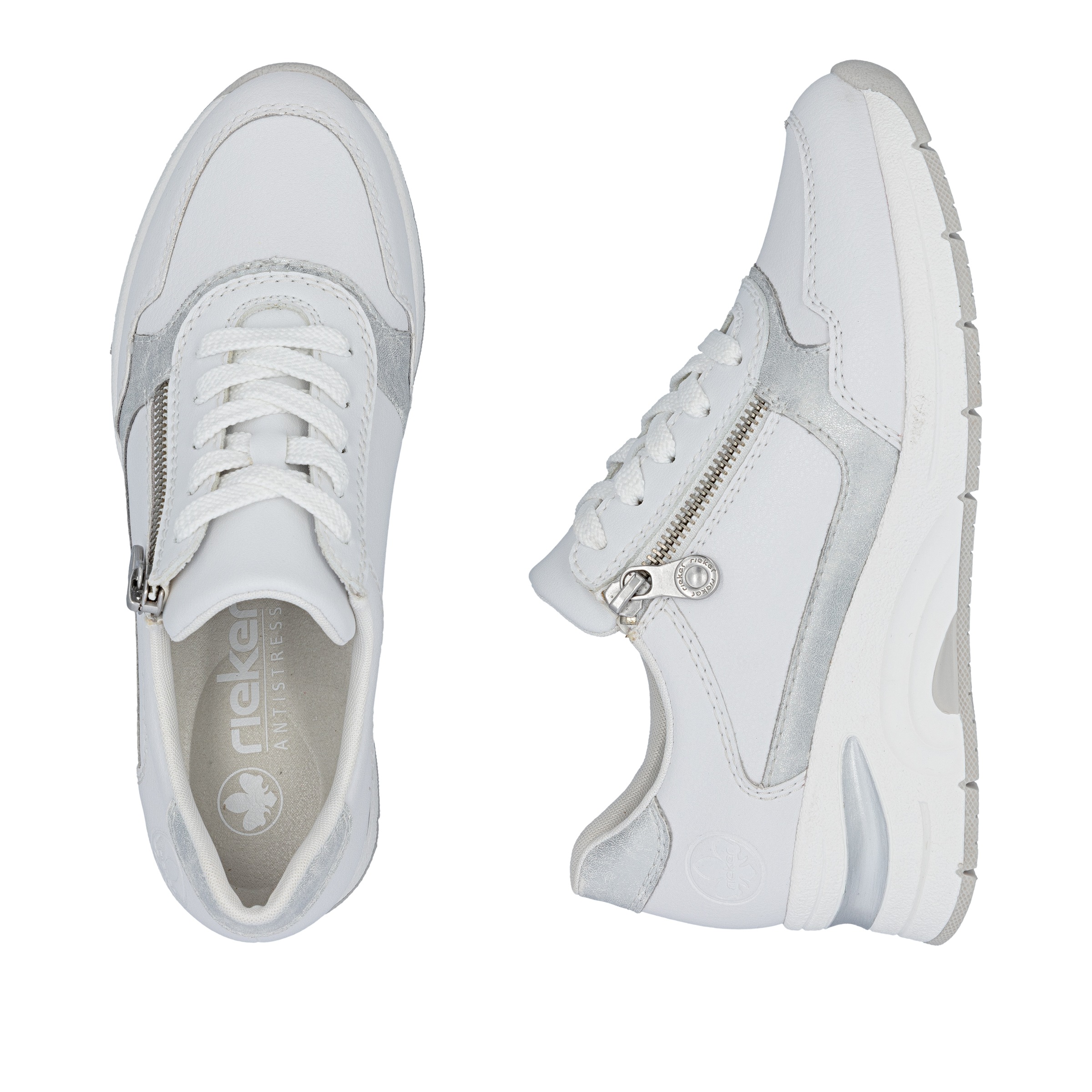 Rieker Keilsneaker Halbschuh, Freizeitschuh, Schnürschuh in schmaler Form günstig online kaufen