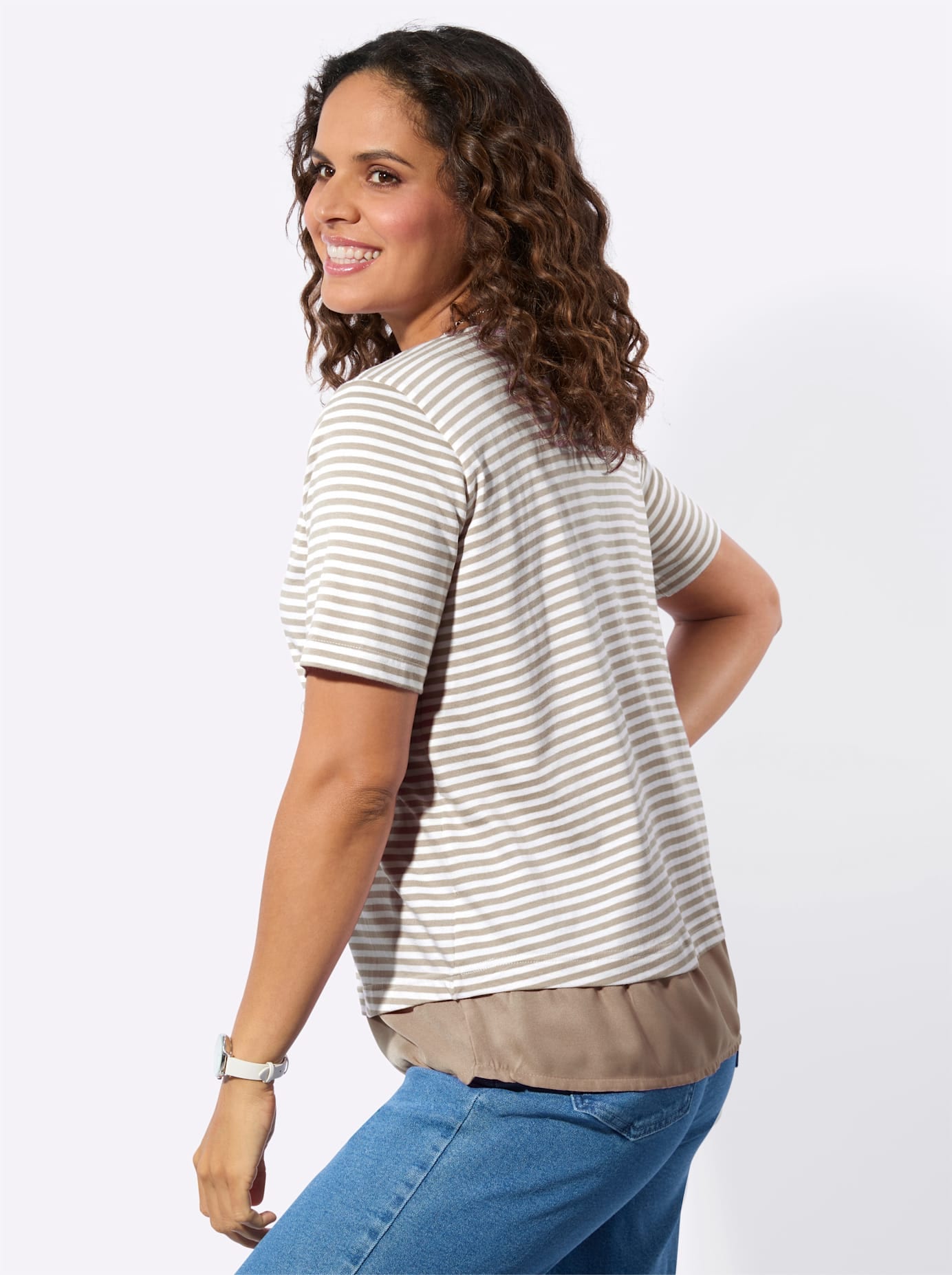 Casual Looks 2-in-1-Shirt »Ringelshirt« 1 tlg.