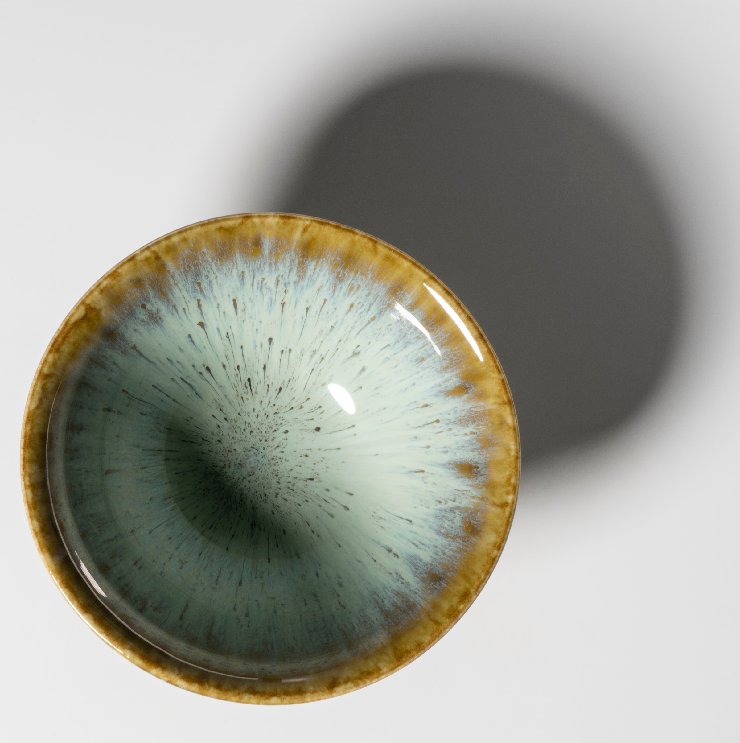 gipfelstück Müslischale »Flussufer«, 4 tlg., aus Steinzeug, Reaktivglasur, außergewöhnlicher, visueller Farbverlauf, Ø 15 cm