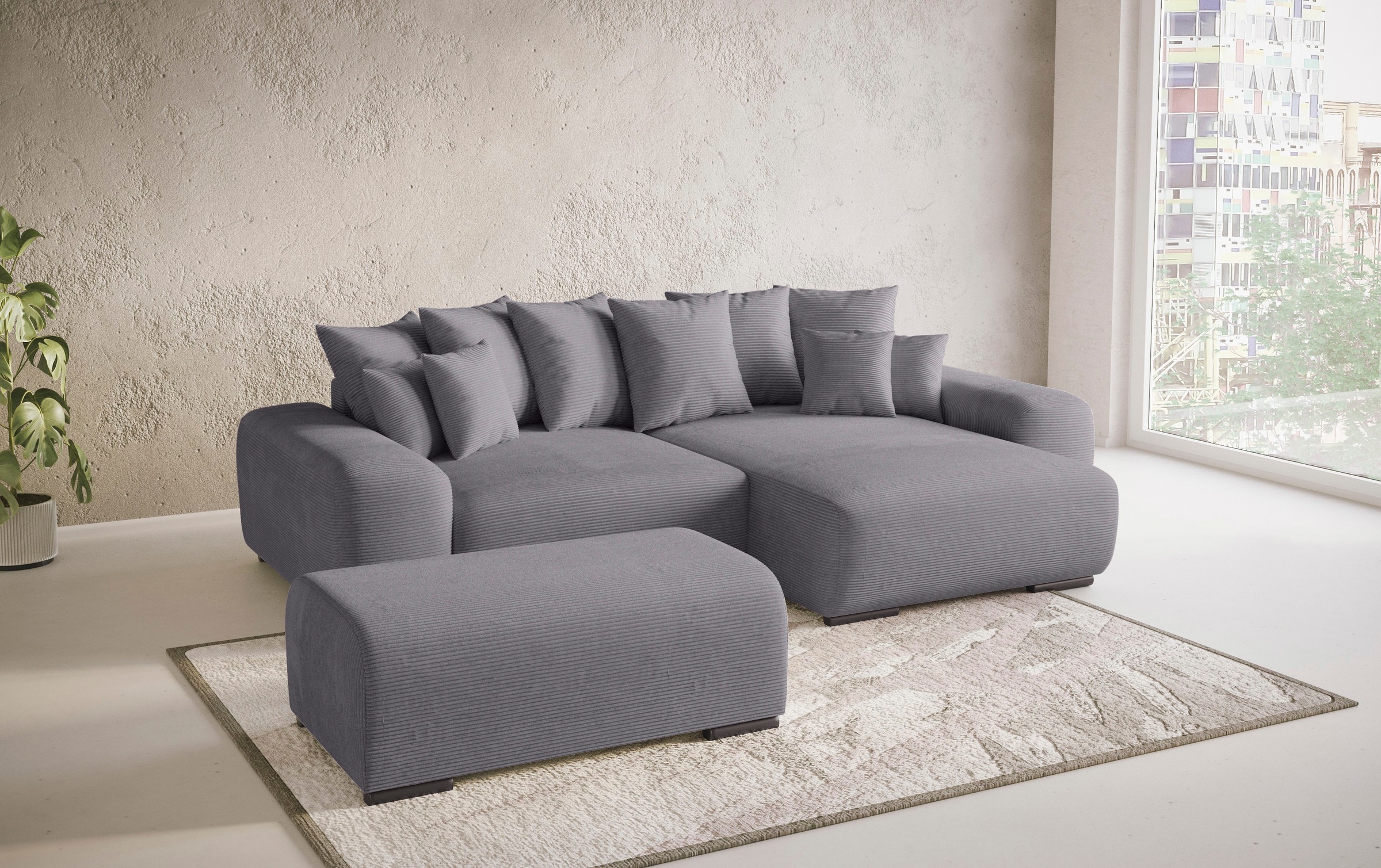 Mr. Couch Polsterecke »Sundance II«, Dauerschläfer mit EasyBett-Schlaffunktion, Bettkasten