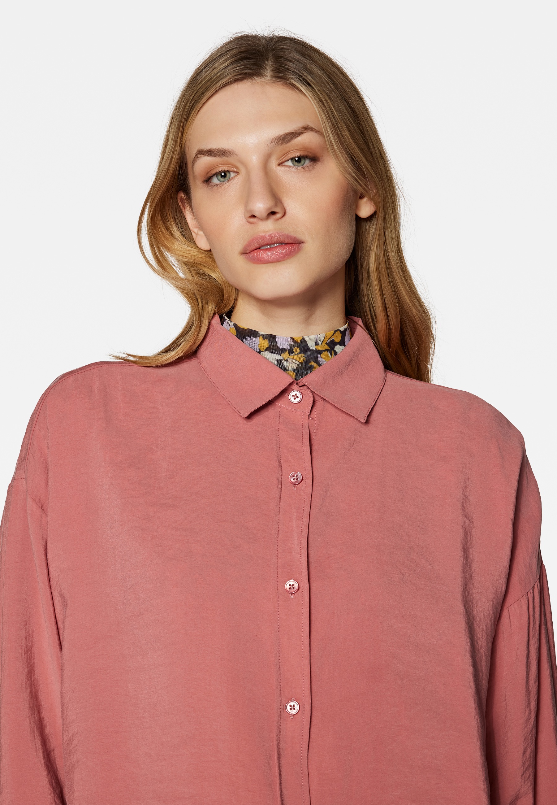 Mavi Hemdbluse »LONG SLEEVE SHIRT«, Bluse aus Lux Touch