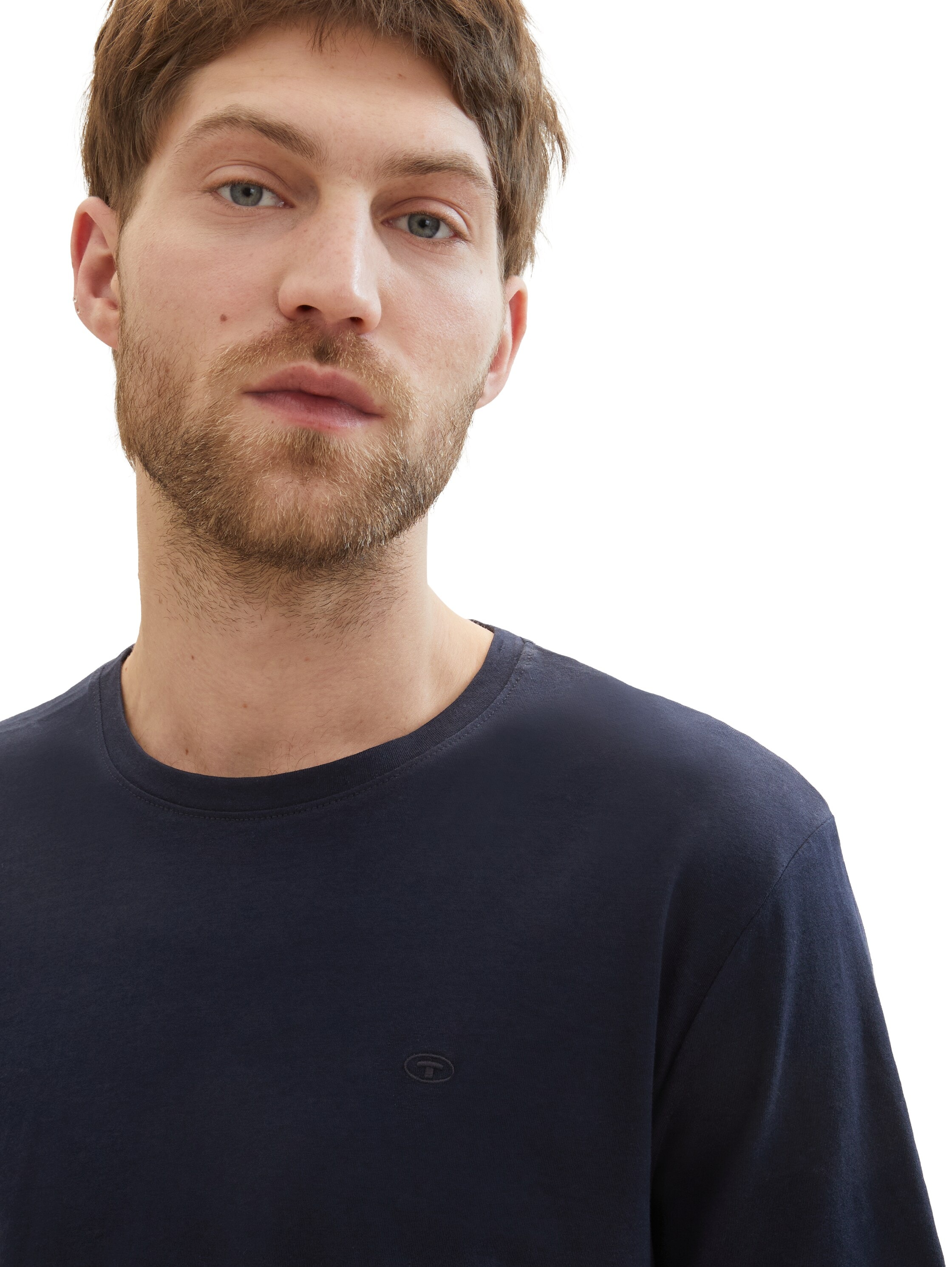 TOM TAILOR T-Shirt, (Packung, 3 tlg.), mit Logo-Stickerei