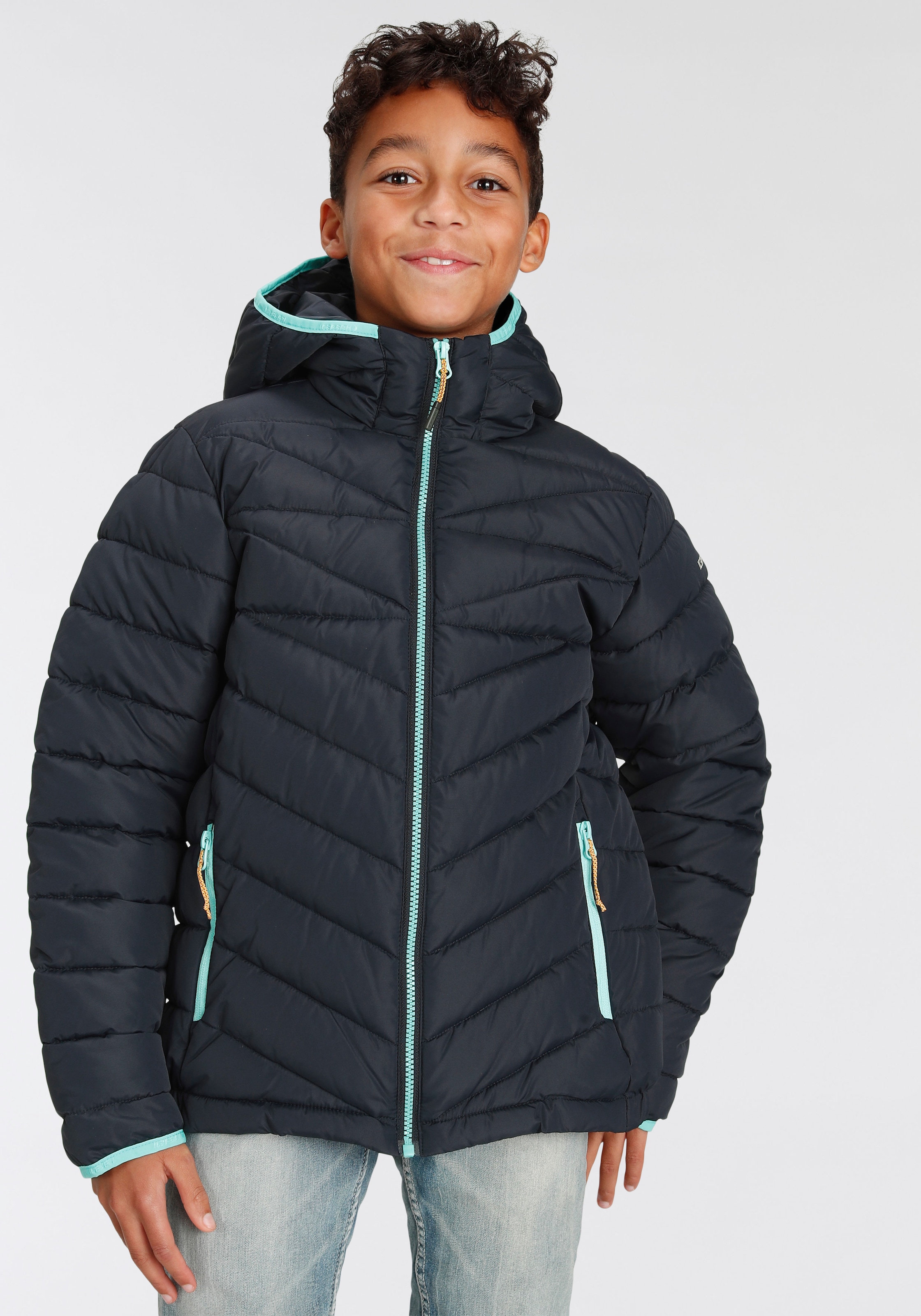 Icepeak Steppjacke »KENYON - für Kinder«, mit Kapuze, Atmungsaktiv &  Winddicht & Wärmend auf Raten | BAUR