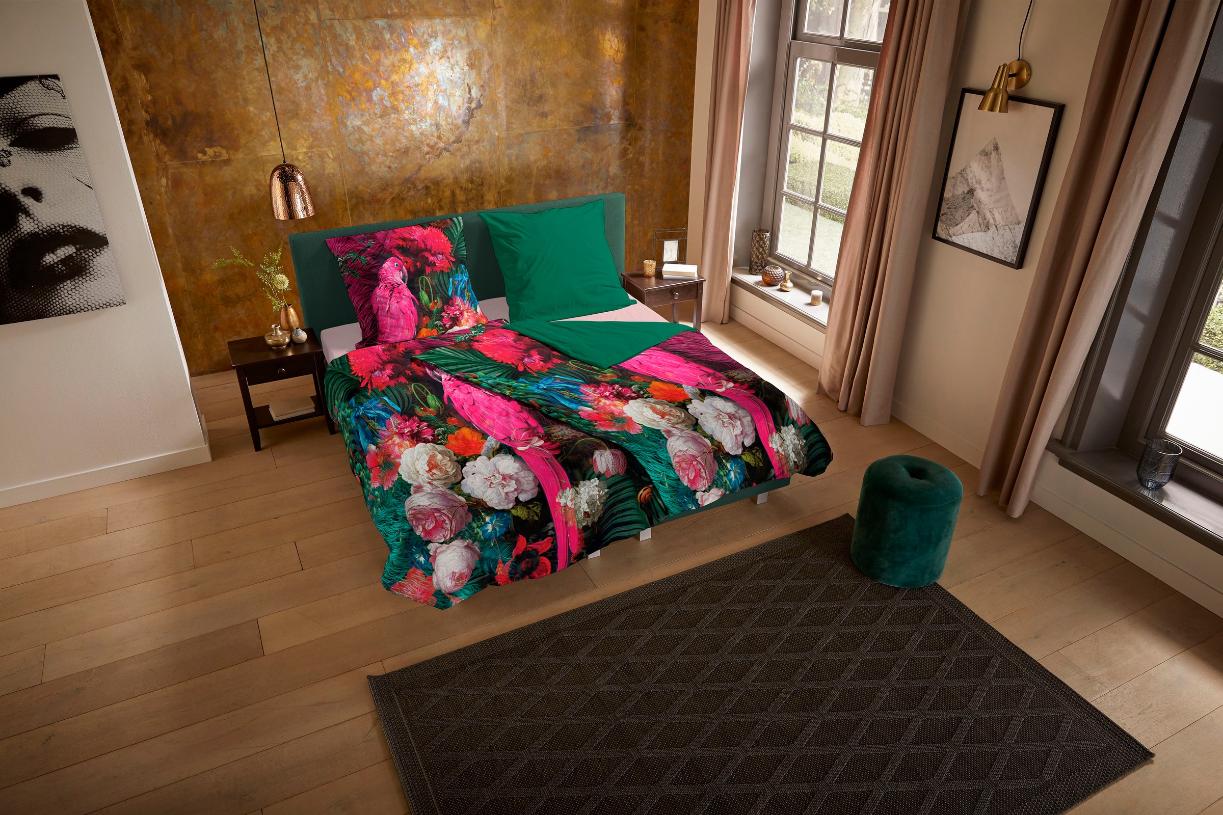 PURE luxury collection Wendebettwäsche "Bohem" 2 Stk. tlg. Mikrofaser, 135x günstig online kaufen