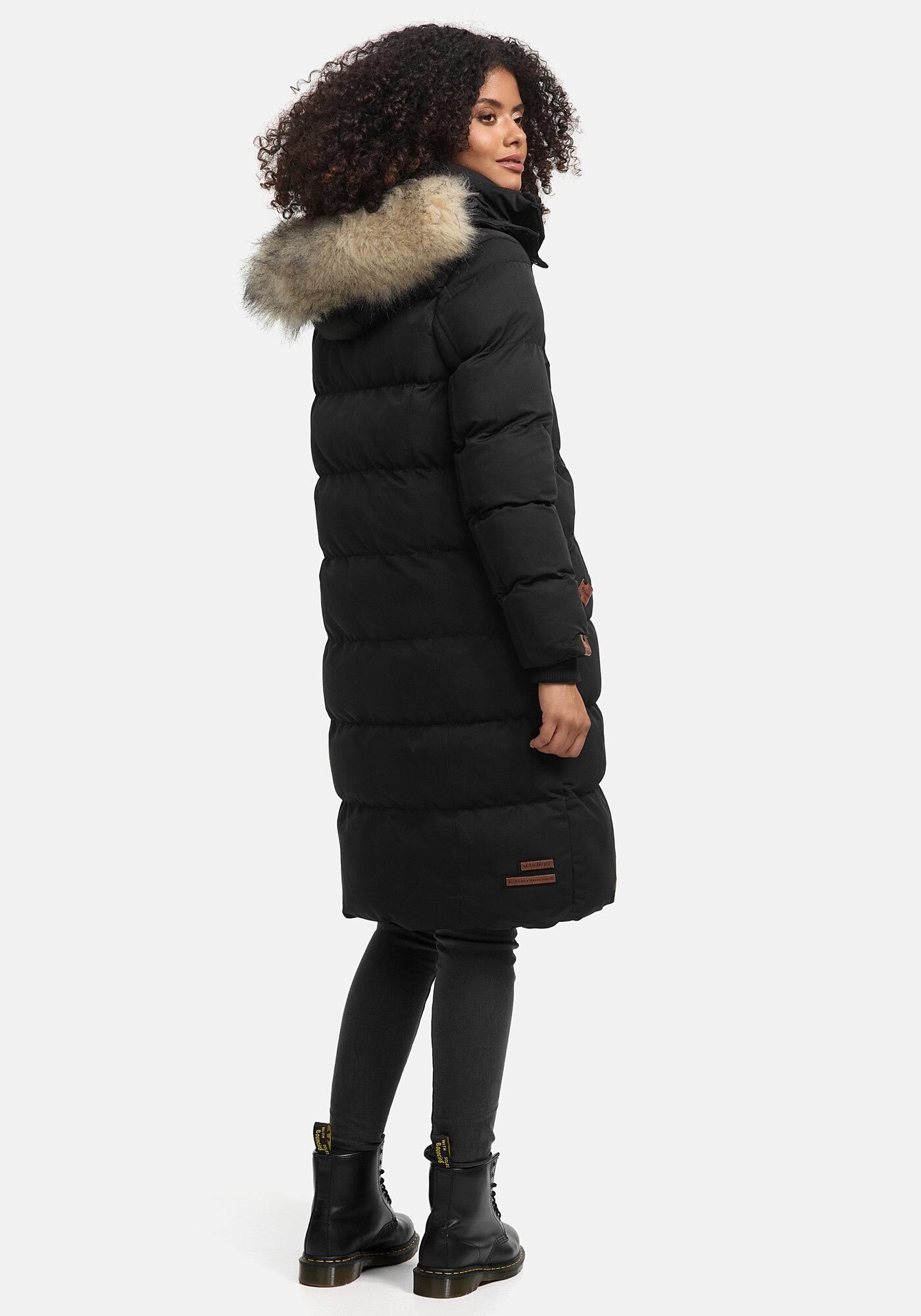 Marikoo Parka »Schneesternchen« langer Parka mit abnehmbarer Kapuze