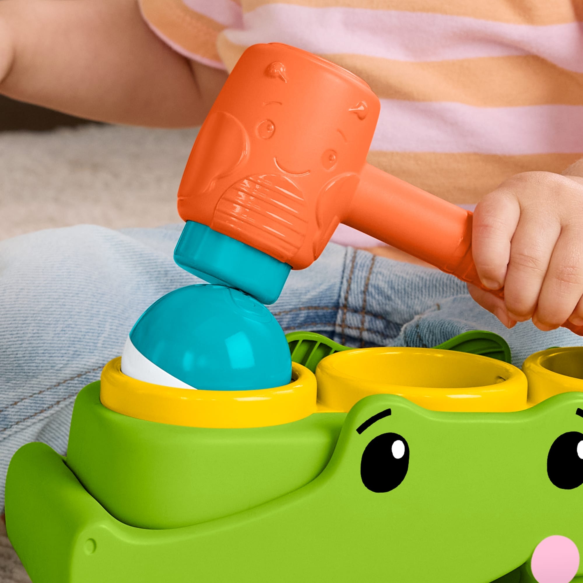 Fisher-Price® Klopfbank »Sitz- und Klopf-Rolligator«