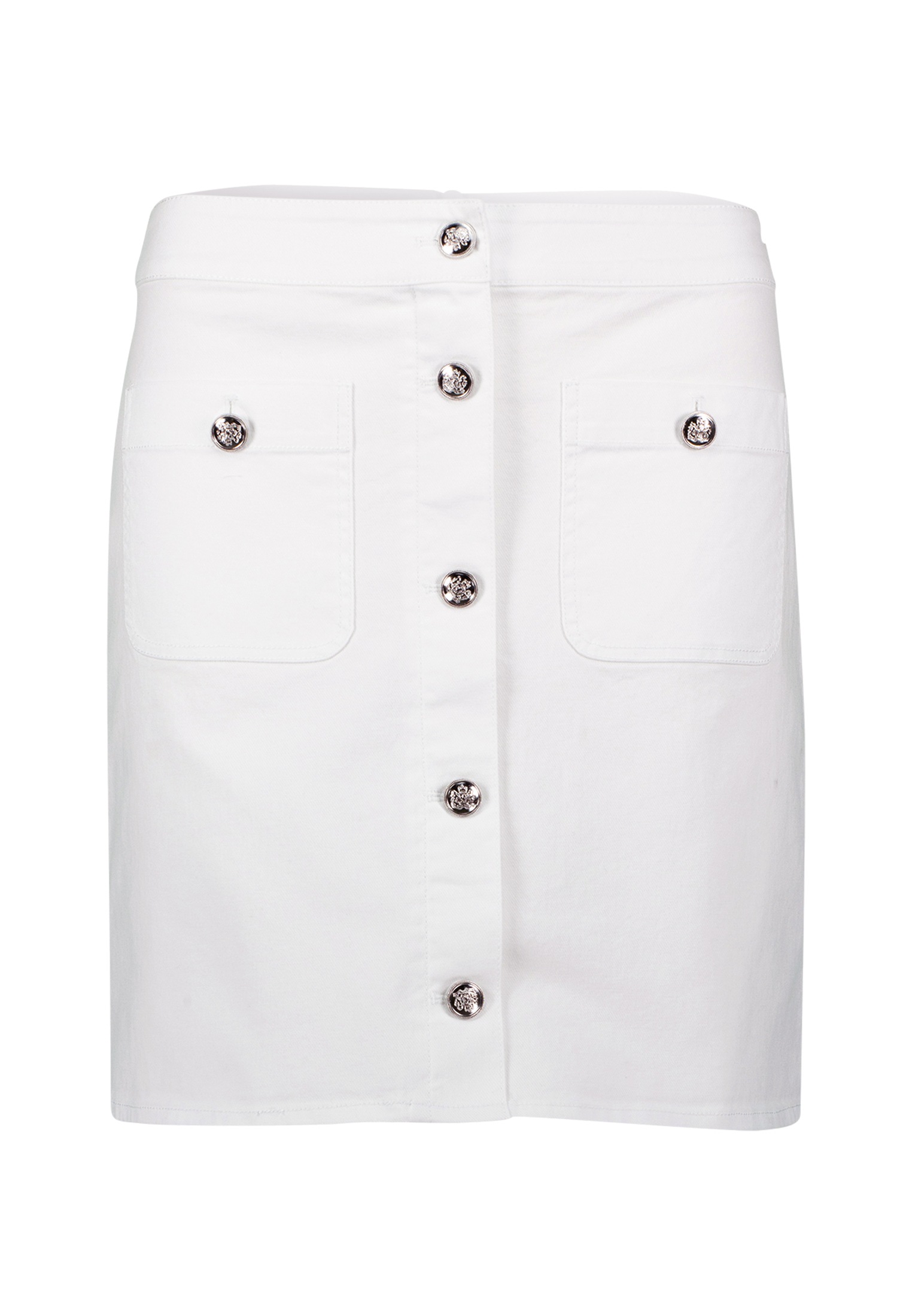 Zero Minirock "zero Damen Minirock leichter Denimstoff", Knopfleiste günstig online kaufen