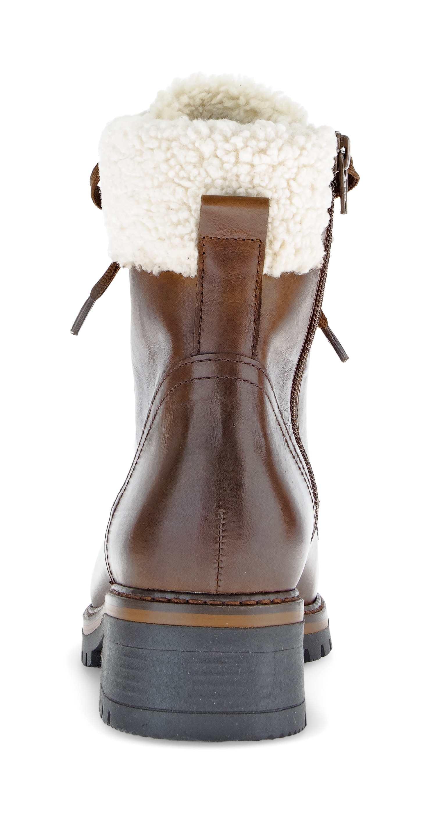 Gabor Winterstiefelette »GENUA«, Blockabsatz, Winterboots mit Teddyplüsch-Kragen, Weite G (= weit)