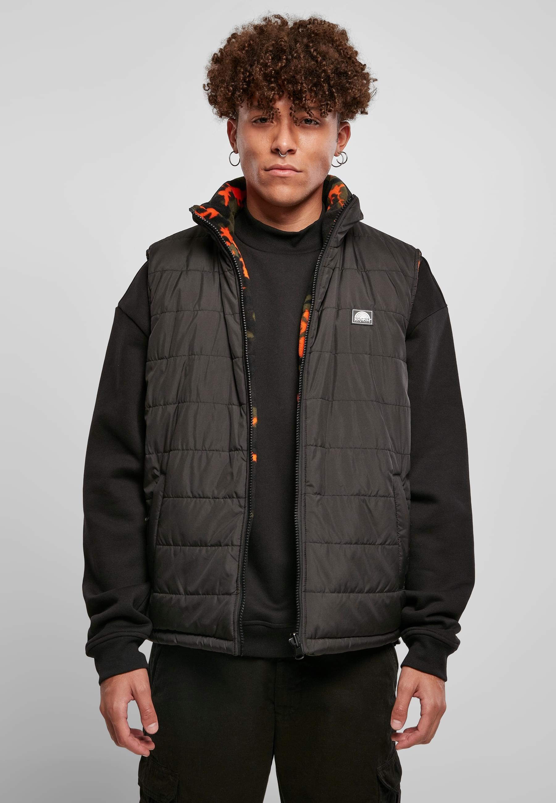 Southpole Jerseyweste »Southpole Herren Southpole Reversible Bubble Vest« 1 Stk. tlg.