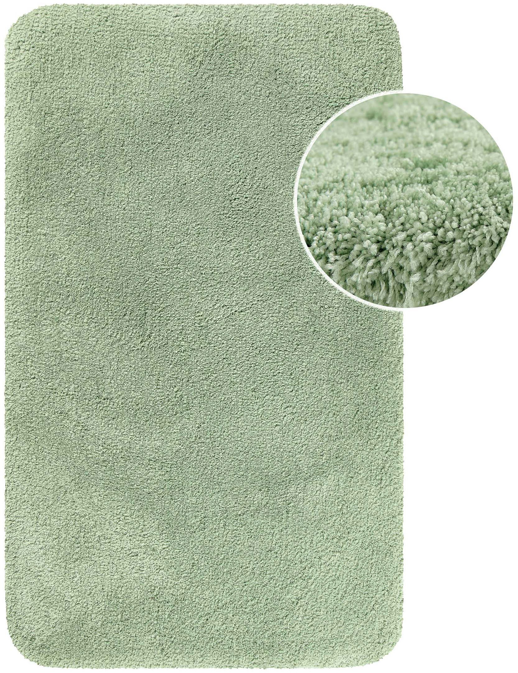 Homie Living Badematte "Porto Azzurro" Höhe 30 mm rutschhemmend beschichtet günstig online kaufen