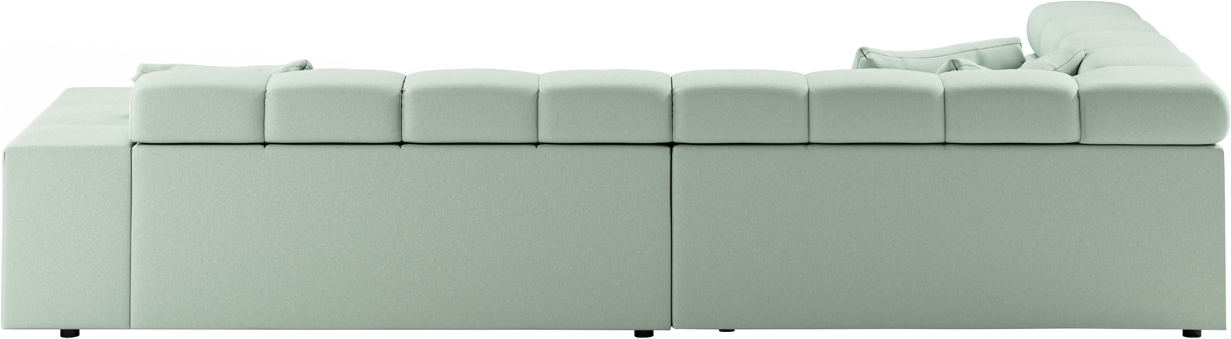 INOSIGN Ecksofa »Ancona incl. Kopfteilverstellung, OTTOs Choice, Breite 319cm, L-Form«, wahlweise motorische Sitztiefenverstellung, auch in Cord + Easy Care