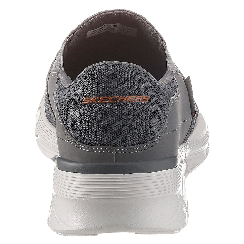 Skechers Slip-On Sneaker »Equalizer 4.0«, Freizeitschuh, Slipper mit Air-Cooled Memory Foam-Ausstattung