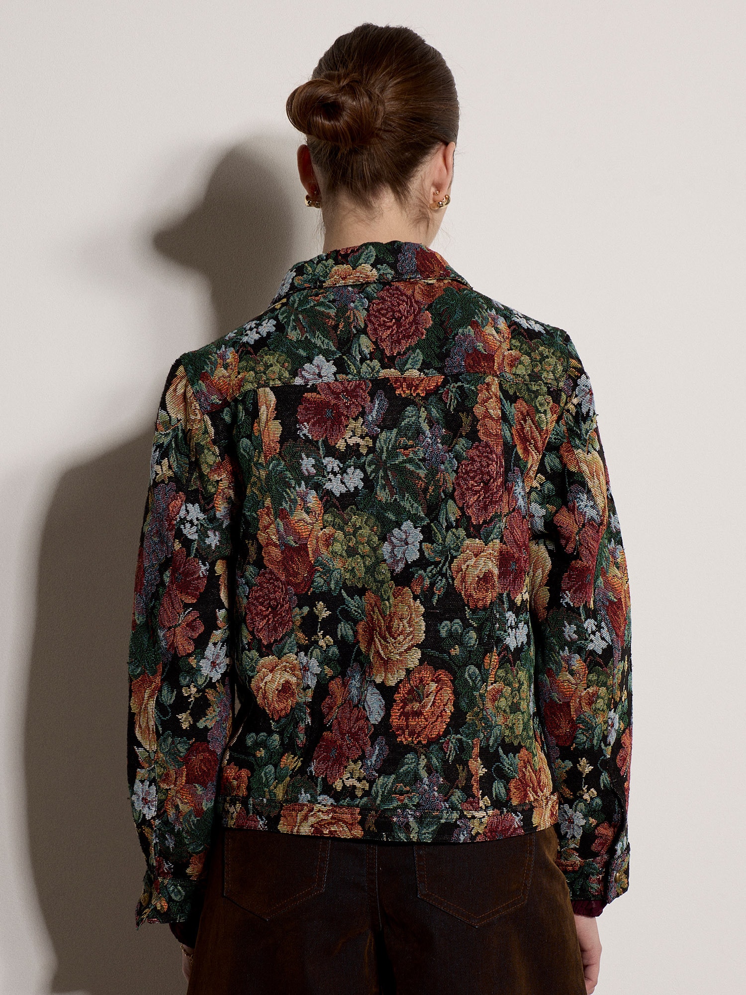 Apricot Kurzjacke »Blumen-Tapisserie-Jacke« Gemustert