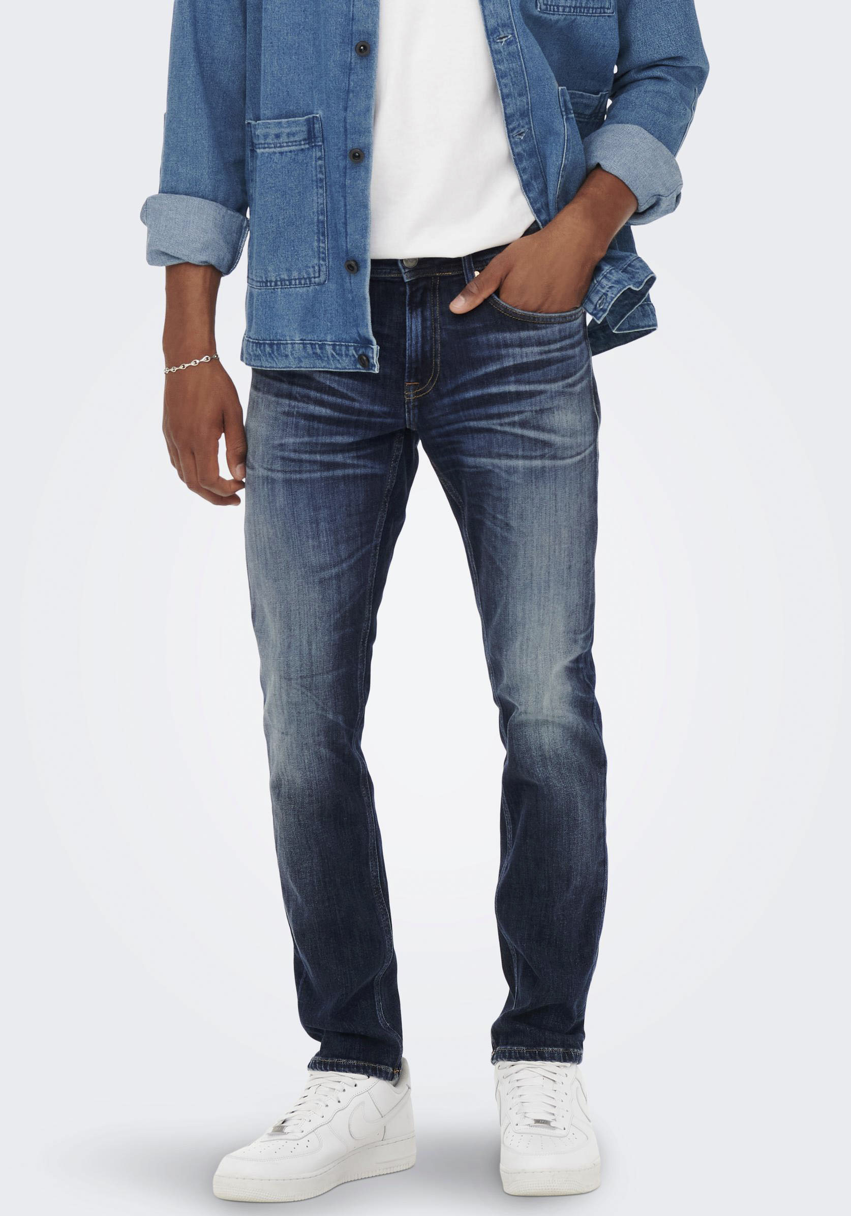 Only & Sons Onsweft Regular Straight Jeans Blue Denim 30/30