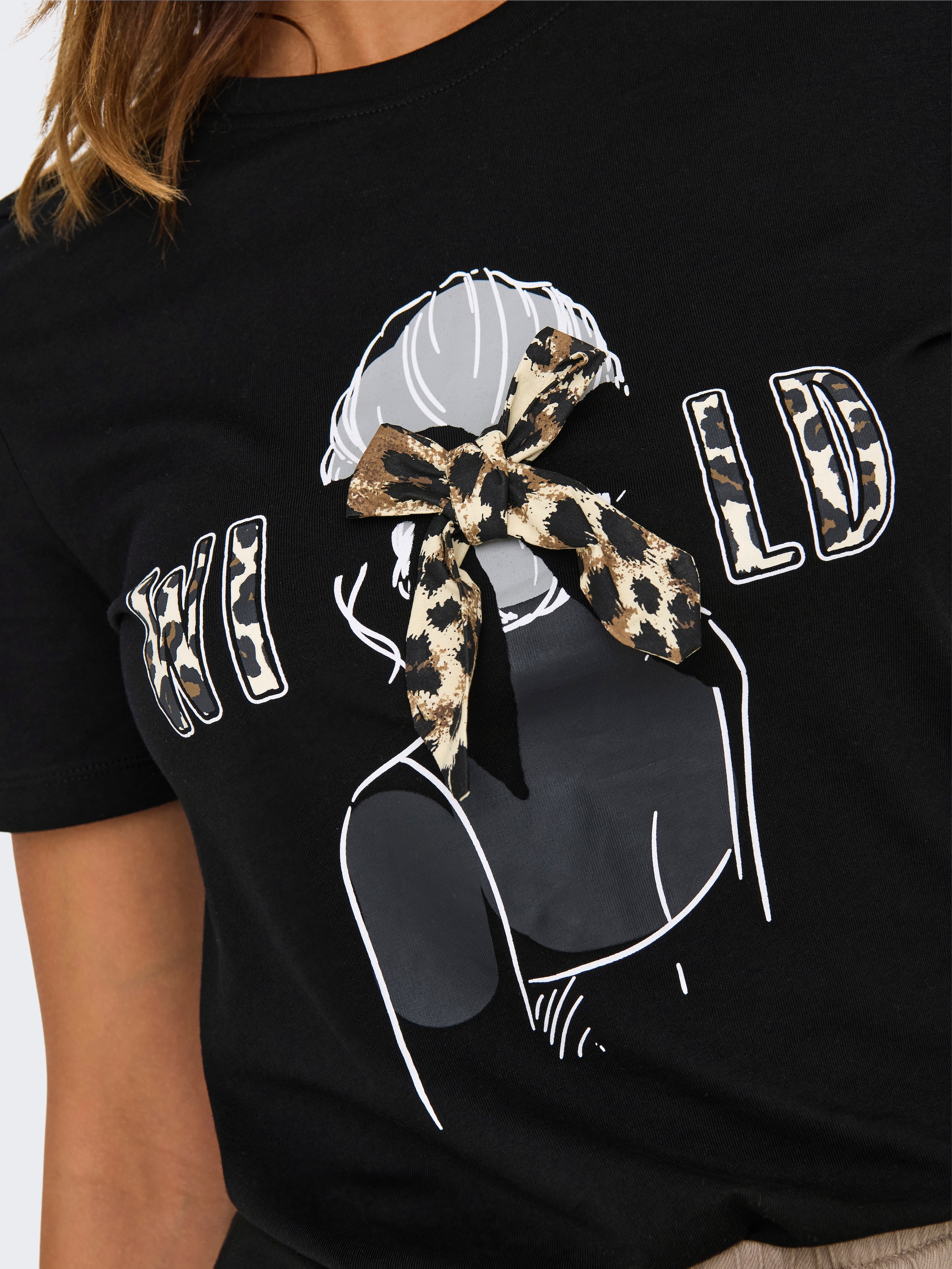 ONLY Kurzarmshirt »ONLCLARA S/S TEE CS JRS«