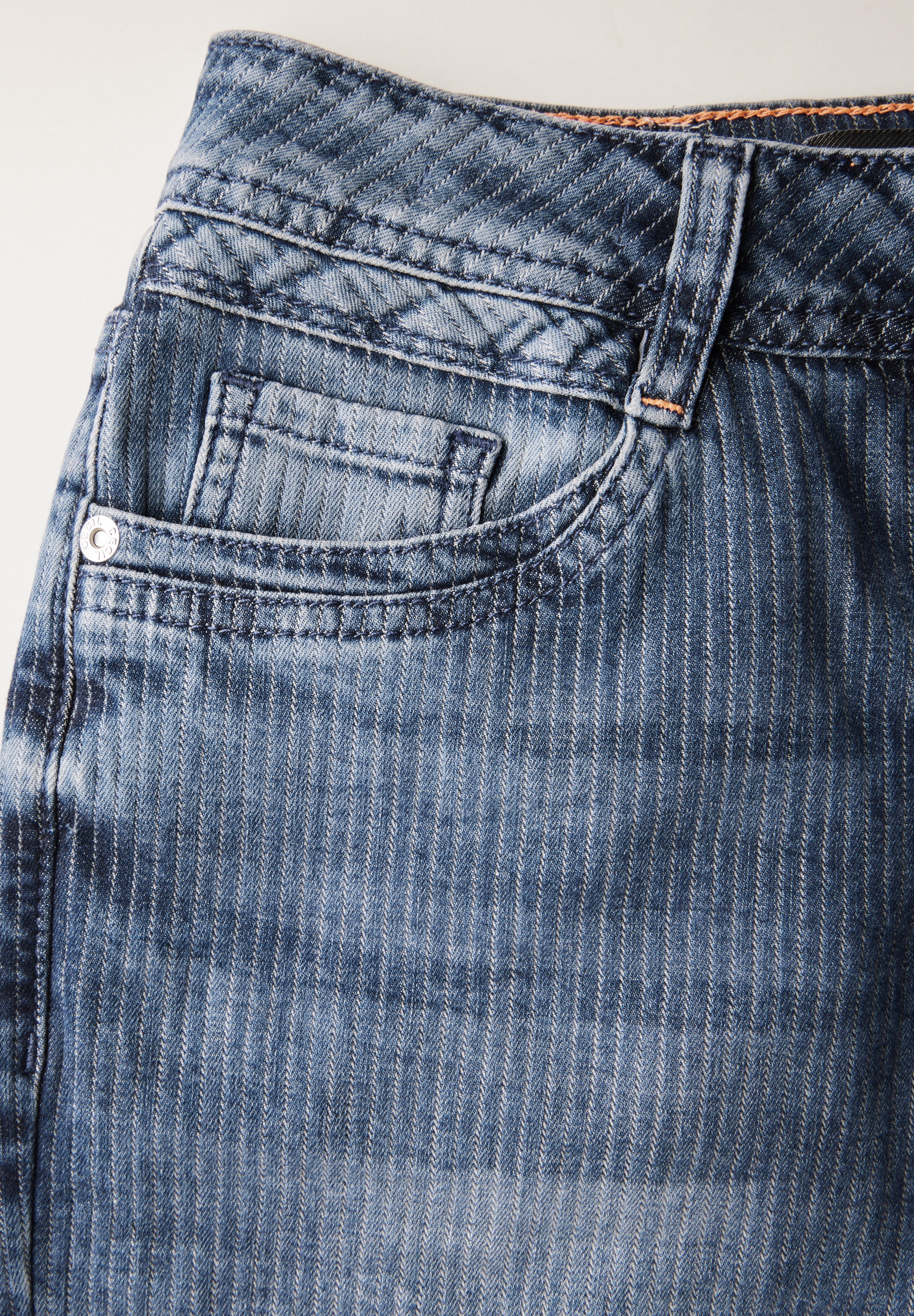 Cecil Straight-Jeans, High Waist
