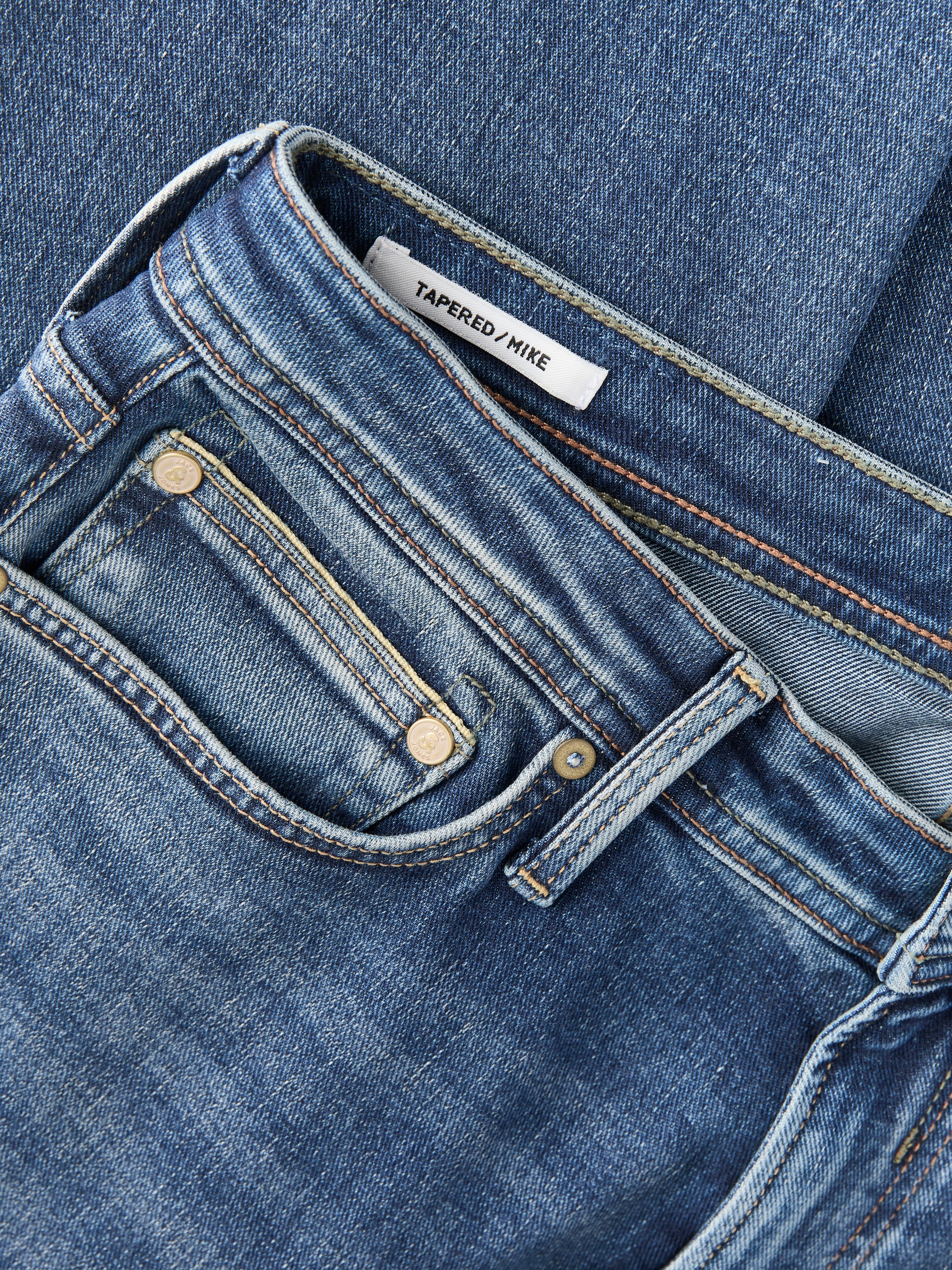 Jack & Jones Comfort-fit-Jeans »JJIMIKE JJPAOLO ST 350 SN« Baumwollmischung, comfort fit