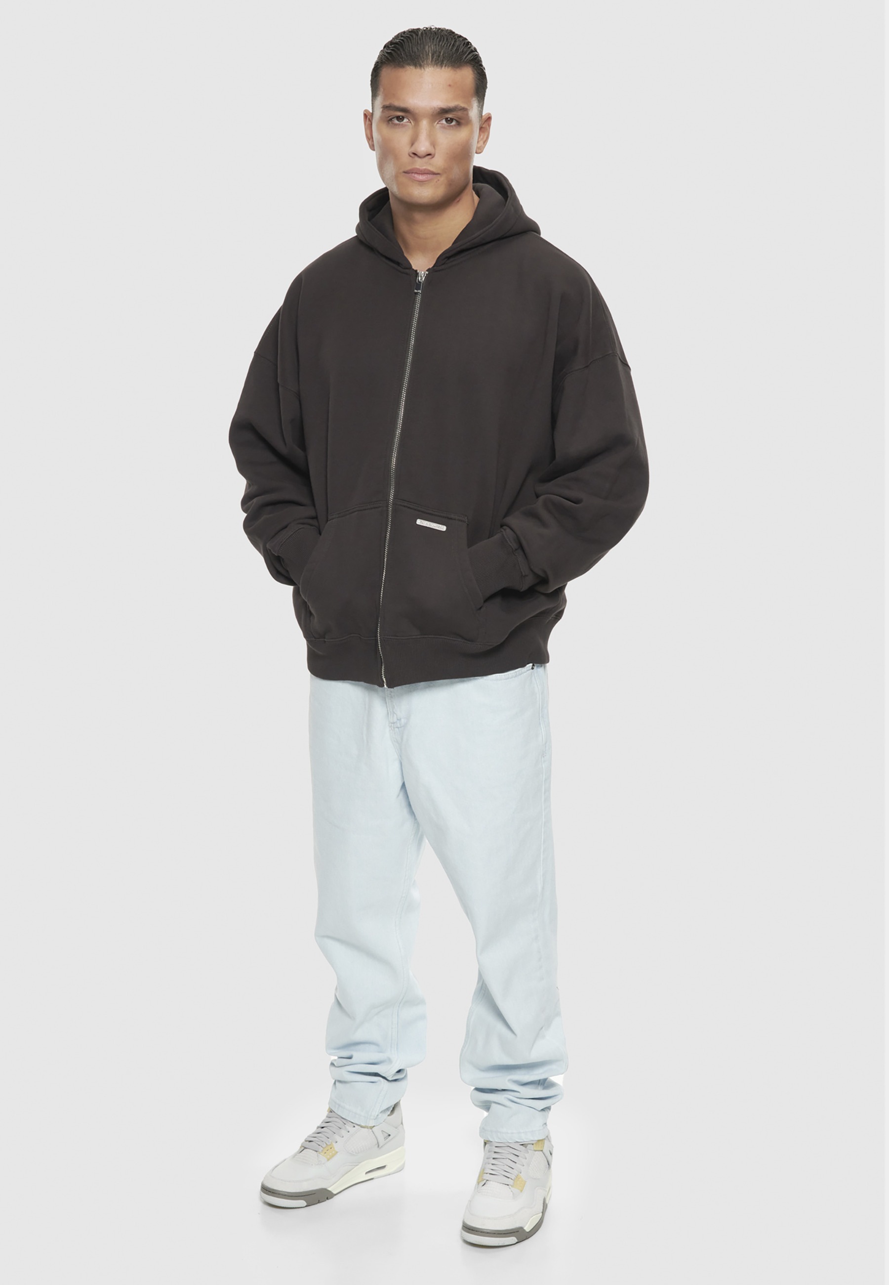 Dropsize Kapuzenpullover »Dropsize Herren Bazix Republiq Super Heavy Rib Zipper« 1