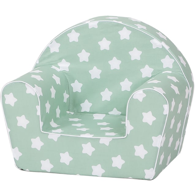 Knorrtoys® Sessel »Green White Stars«, für Kinder; Made in Europe | BAUR