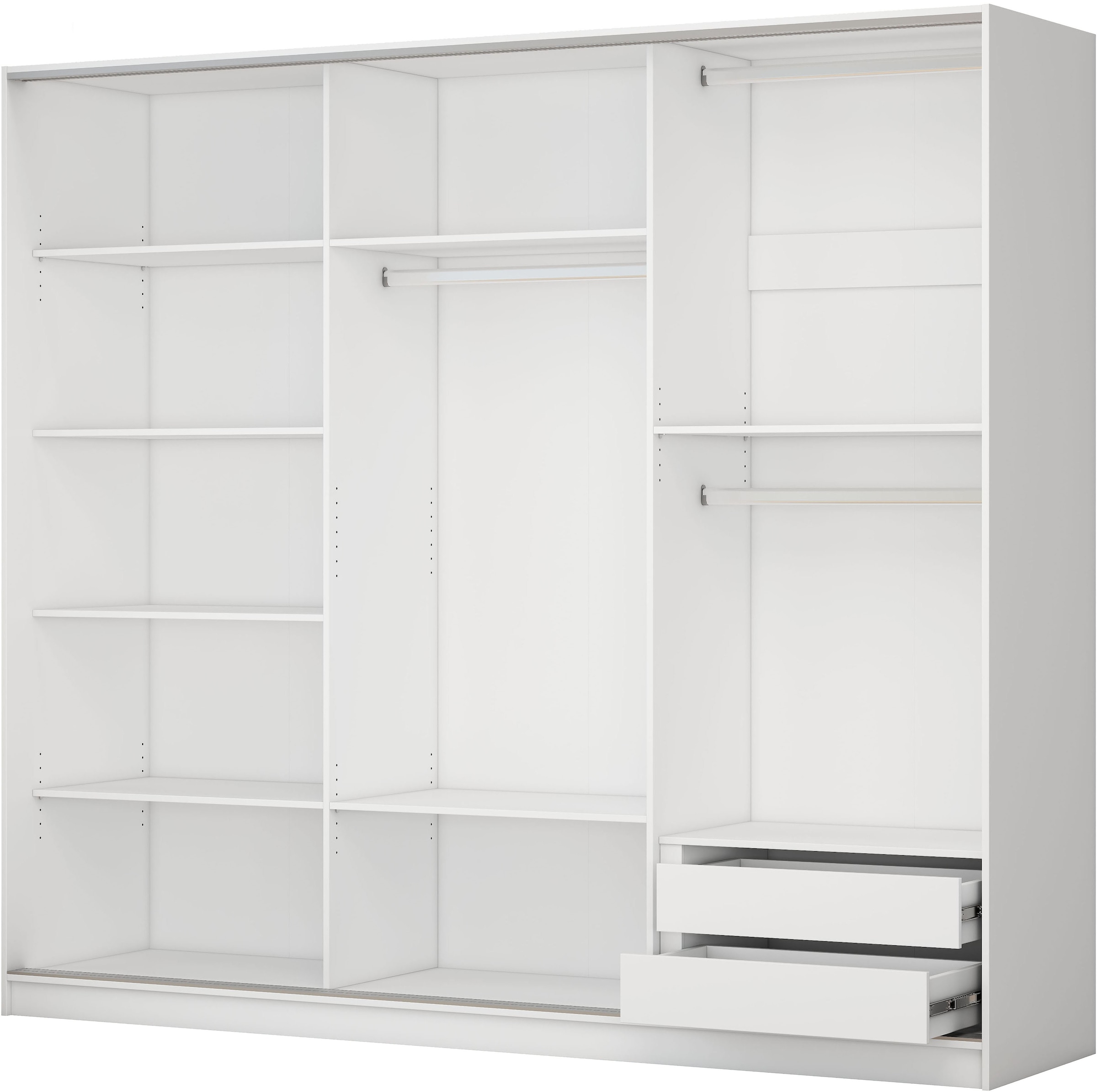 OTTO home Kleiderschrank »Trento Schlafzimmerschrank mit Premium Ausstattung &  Schiebetüren« Leichtgängige Schiebetüren mit Softclose und tolle Innenaussatttung
