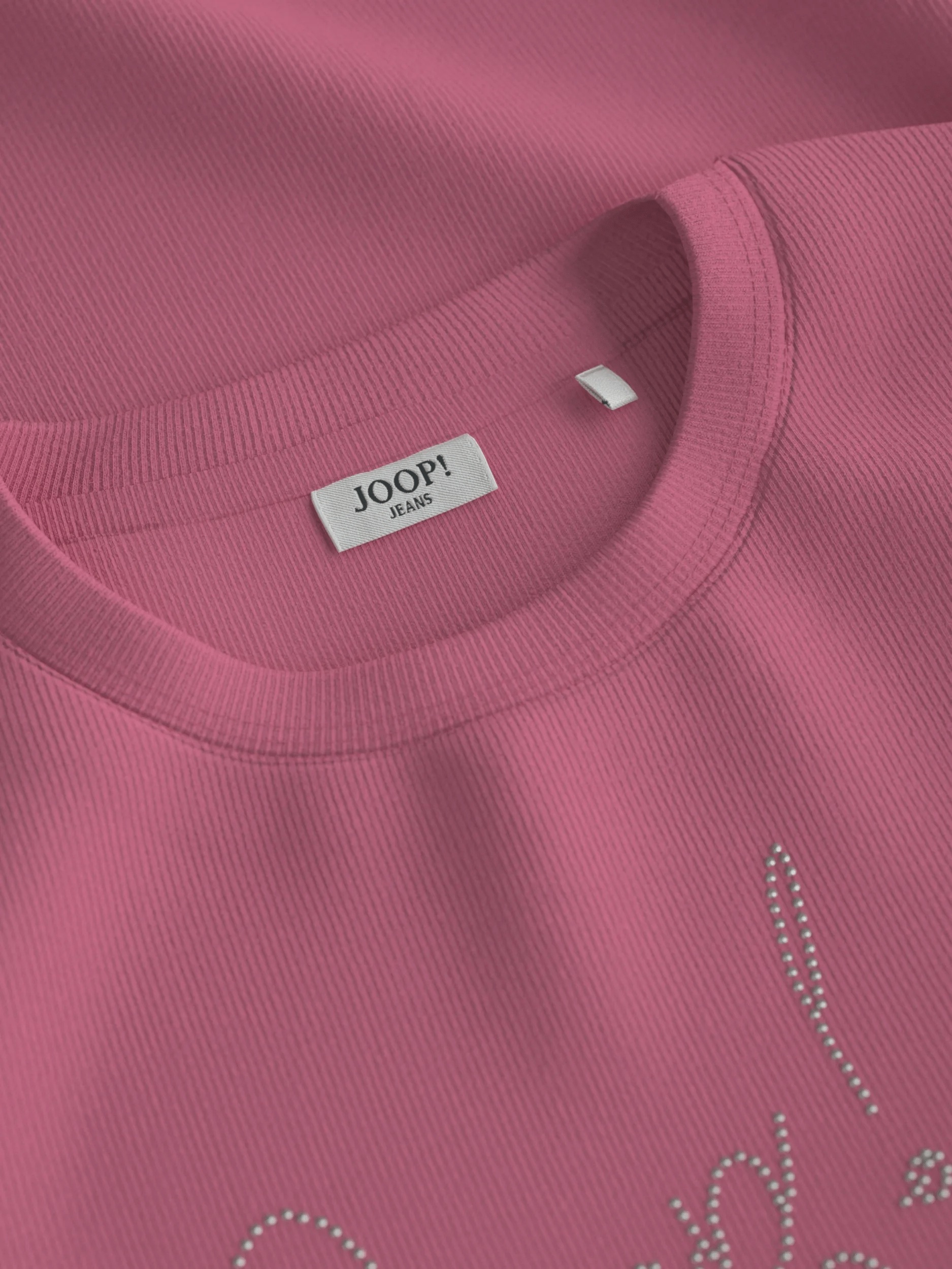 Joop Jeans T-Shirt »Tineta« mit appliziertem Logo in Glitzeroptik