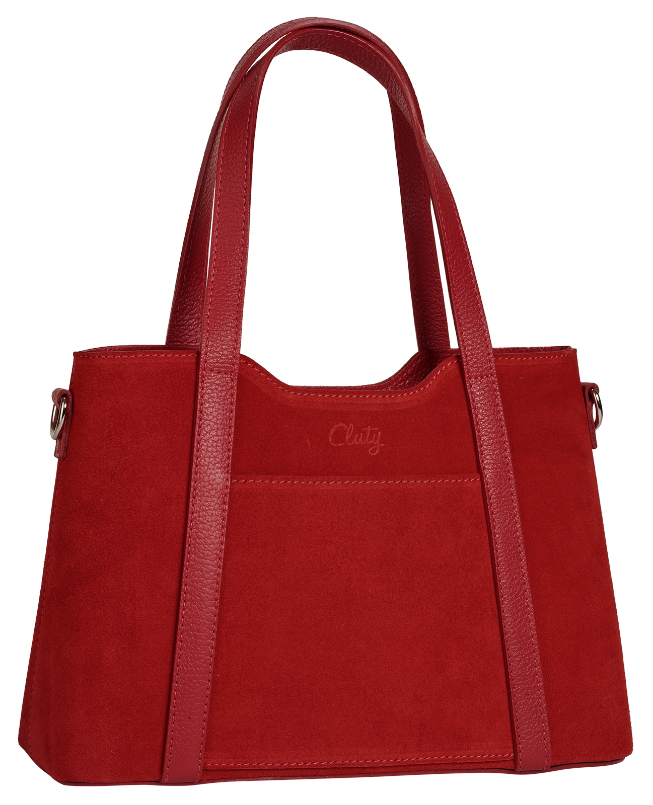 Cluty Henkeltasche echt Leder, Made in Italy