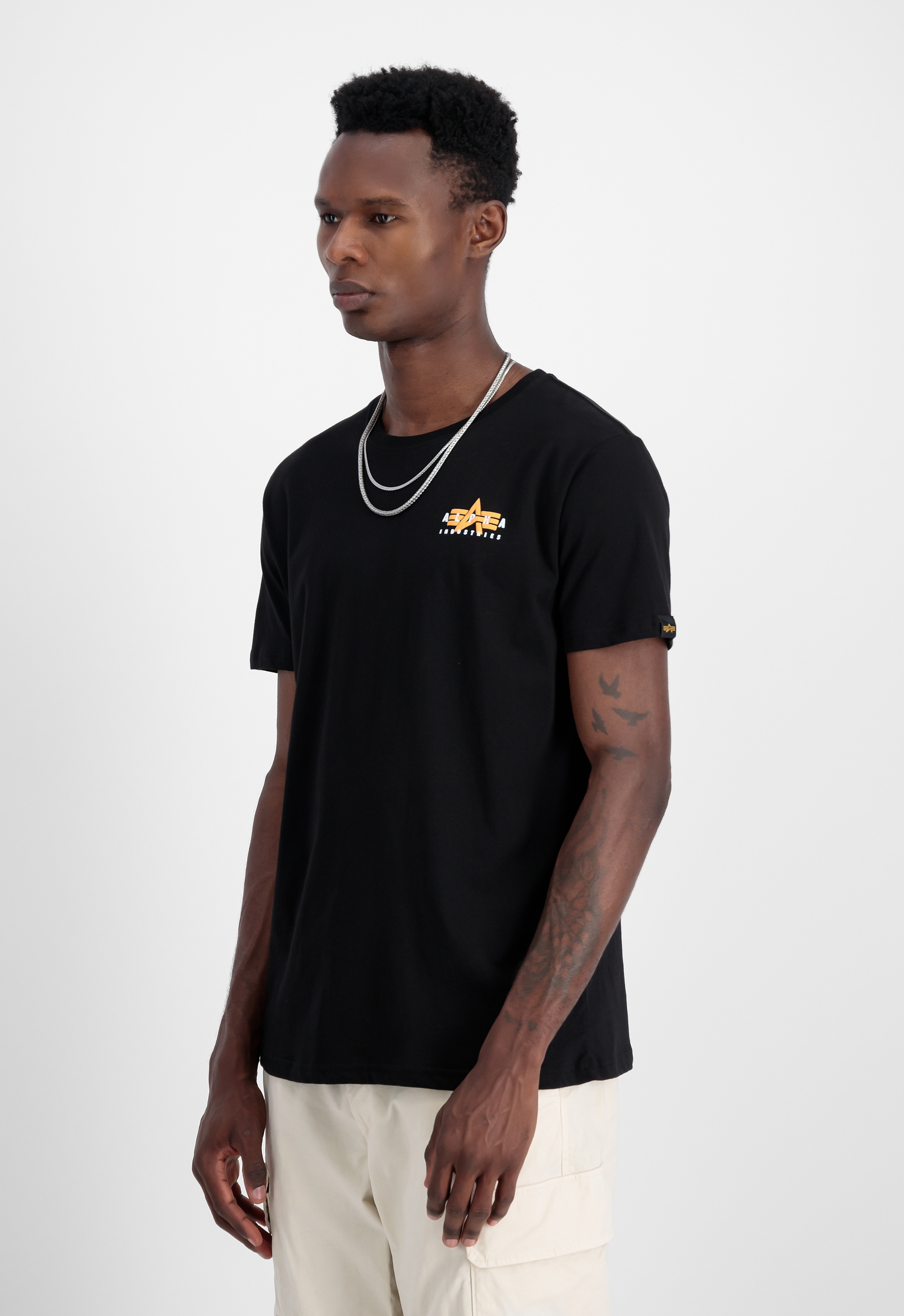 Alpha Industries T-Shirt »Puff Print Logo Backprint T-Shirt«