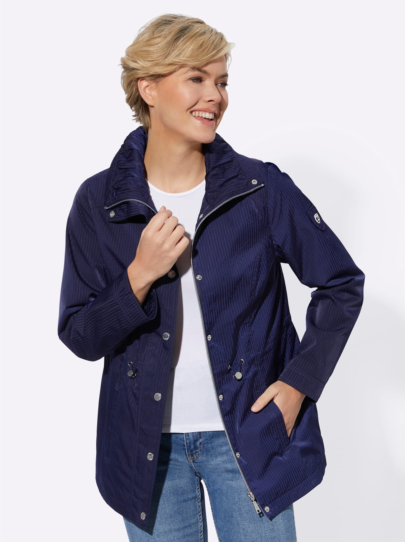 Casual Looks Langjacke, ohne Kapuze