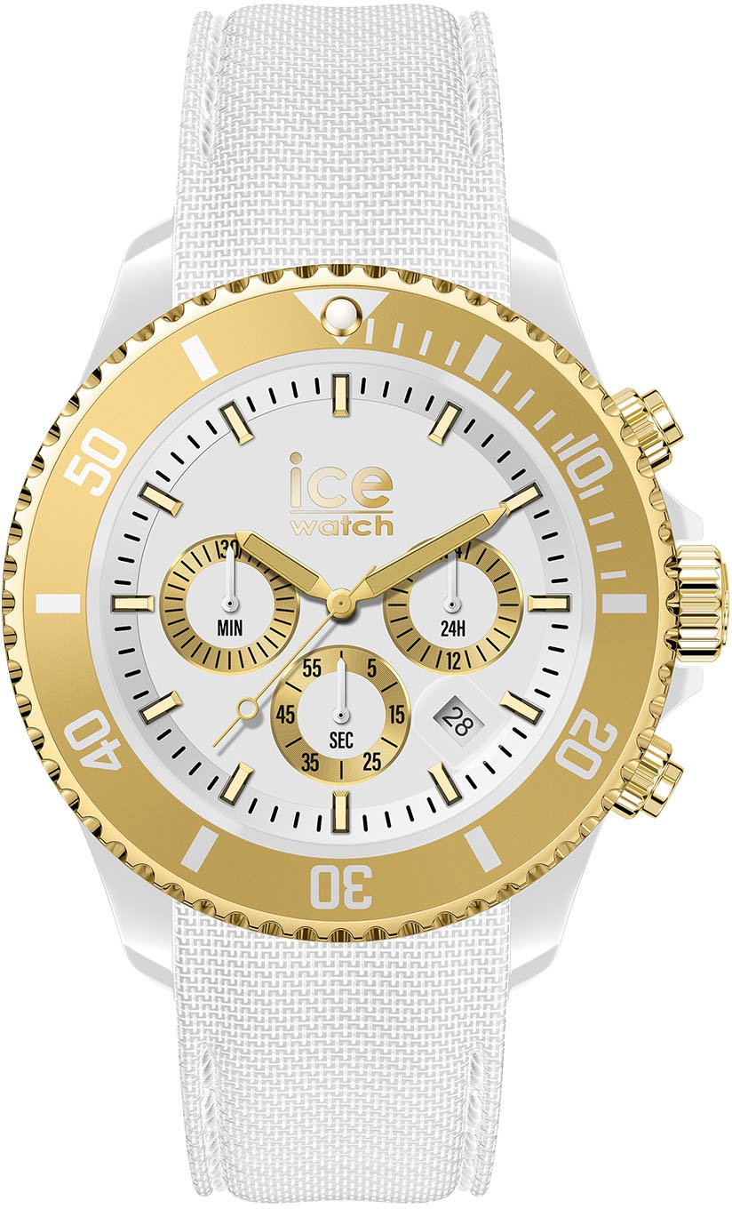 »ICE Medium | CH, chrono BAUR - gold - ice-watch White 021595« Chronograph online bestellen -