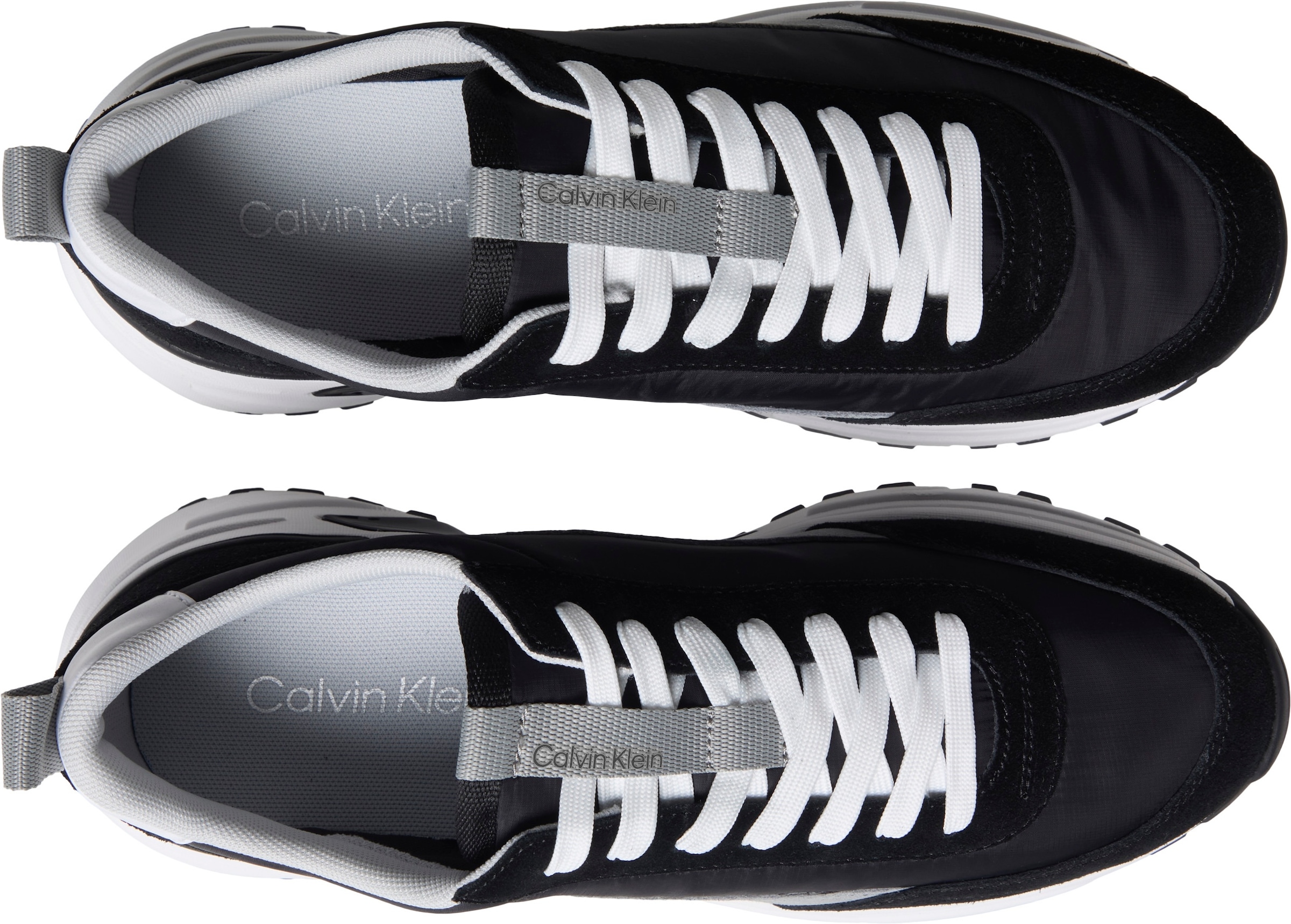 Calvin Klein Jeans Sneaker »HIKE RUNNER CASUAL NY-SU«  Halbschuh, Freizeitschuh, Schnürschuh mit Anziehlasche
