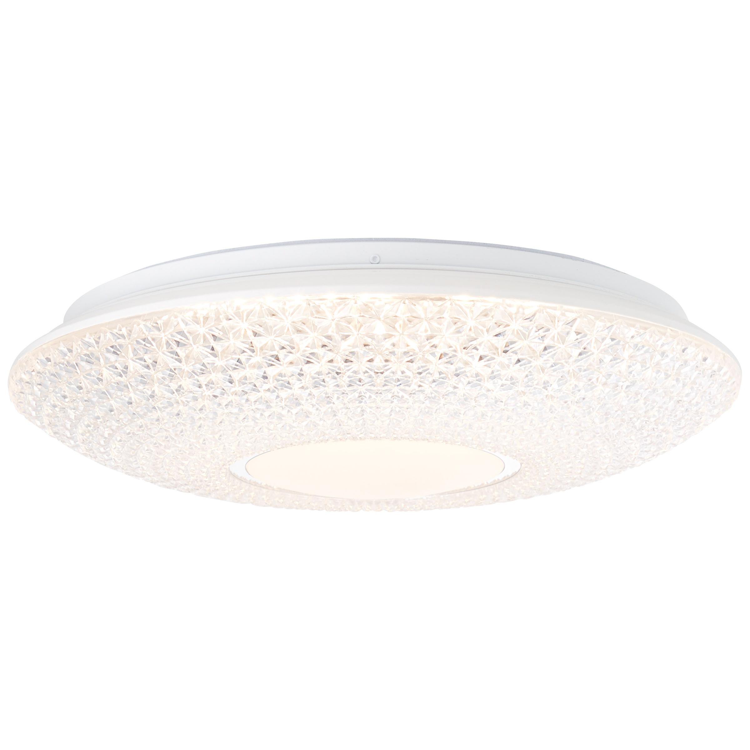 Brilliant Deckenleuchte »Nunya«, 1 flammig, Leuchtmittel LED-Modul | LED fest integriert, LED Deckenlampe 42cm weiß/chrom
