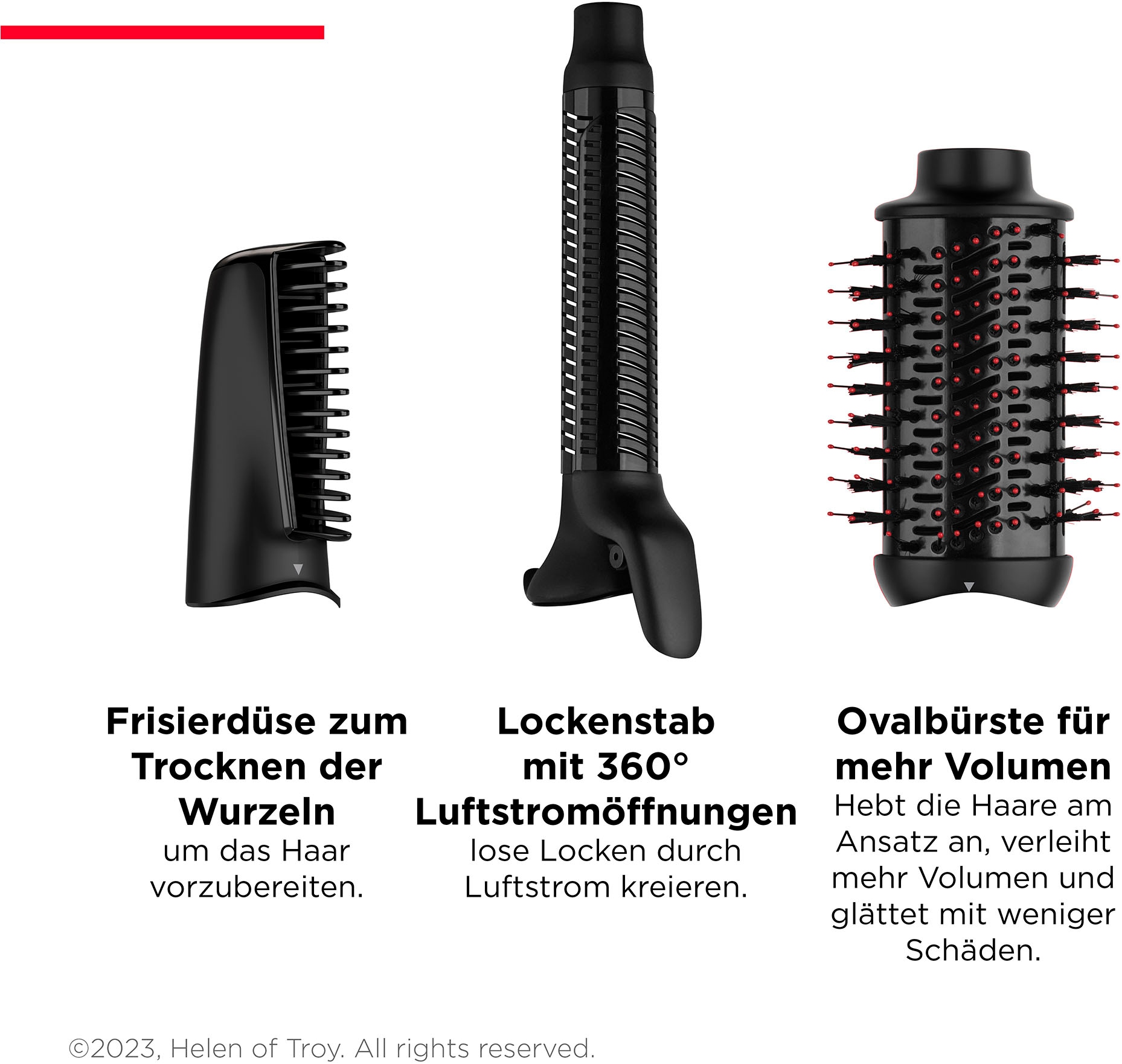 Revlon Multihaarstyler »One-Step Haartrockner & Multi-Styler – 3-in-1-Tool, RVDR5333«, 3 Aufsätze, Abnehmbarer Kopf, Lockenstab, Haartrockner, Styler