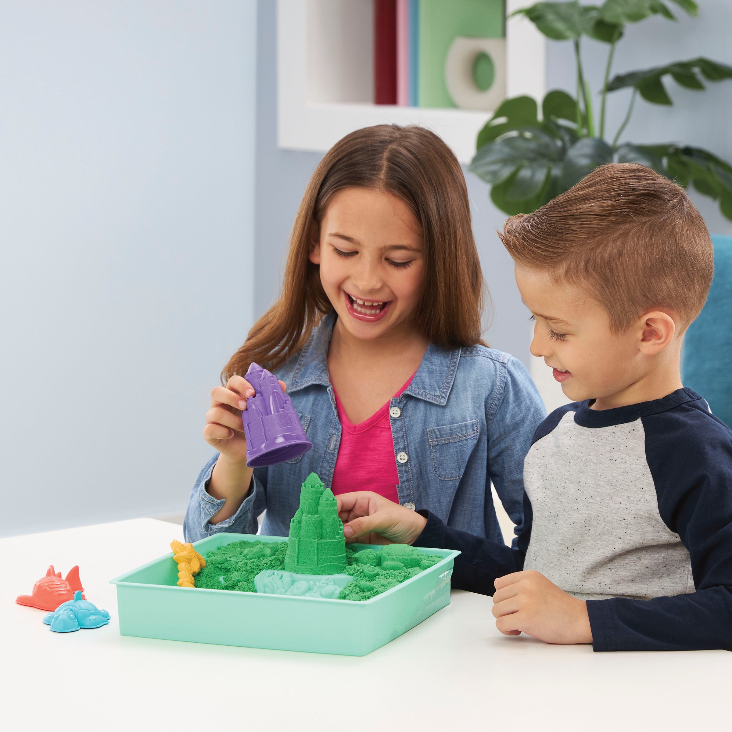 Spin Master Kreativset »Kinetic Sand - Box 454 g - Grün«