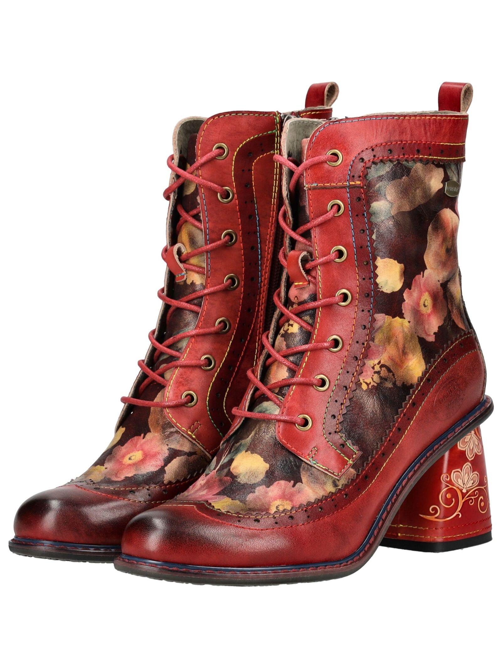 LAURA VITA Schnürstiefelette »LAURA VITA Stiefelette Leder/Textil«