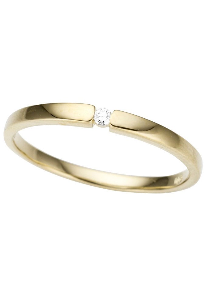 Firetti Spannring »Schmuck Geschenk Gold 333 Damenring Verlobungsring  Goldring Solitär«, zu Kleid, Shirt, Jeans, Sneaker! Anlass Geburtstag  Weihnachten kaufen | BAUR