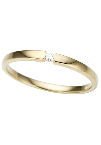 Spannring »Schmuck Geschenk Gold 333 Damenring Verlobungsring Goldring Solitär«