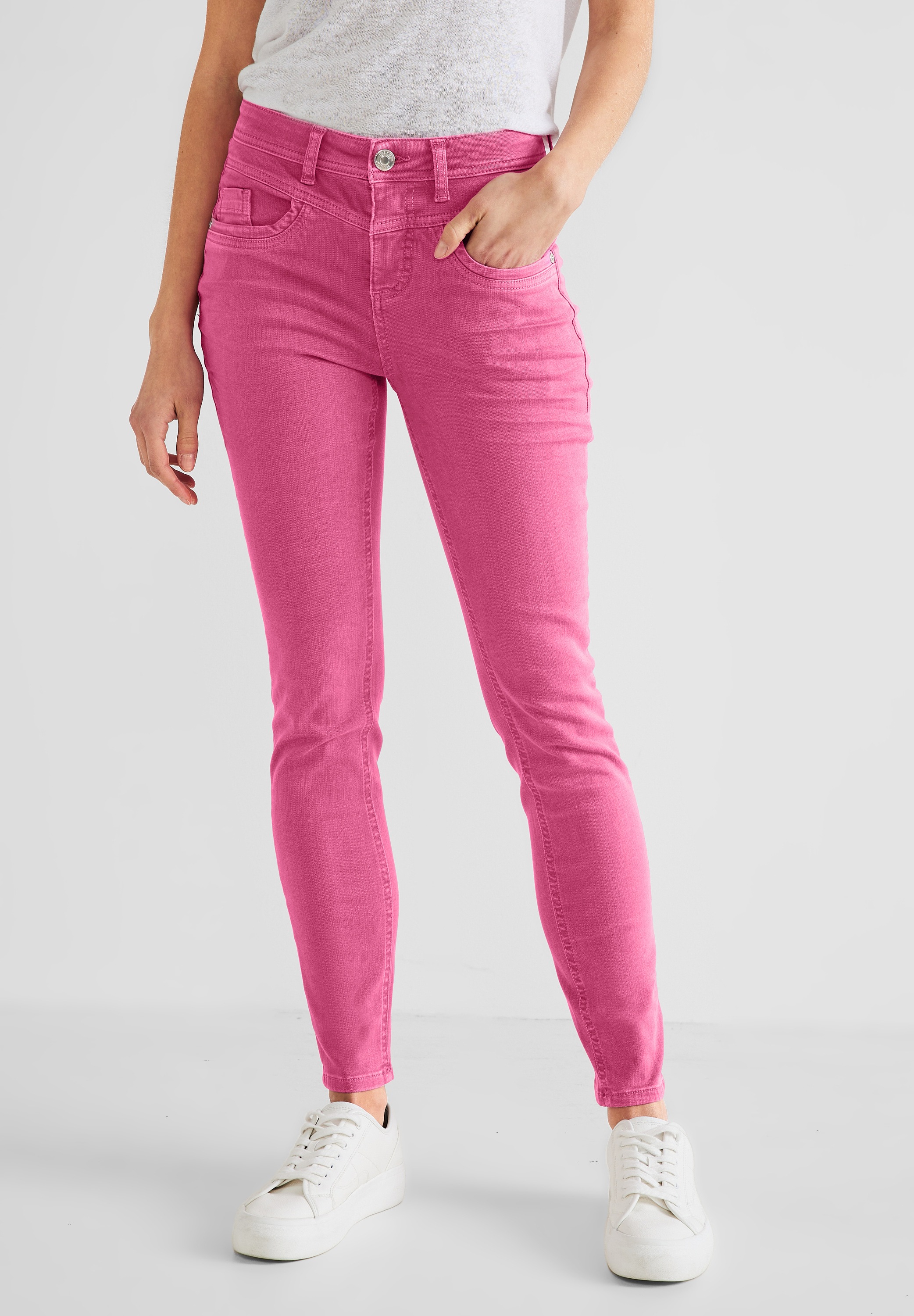 STREET ONE Slim-fit-Jeans, 5-Pocket-Style